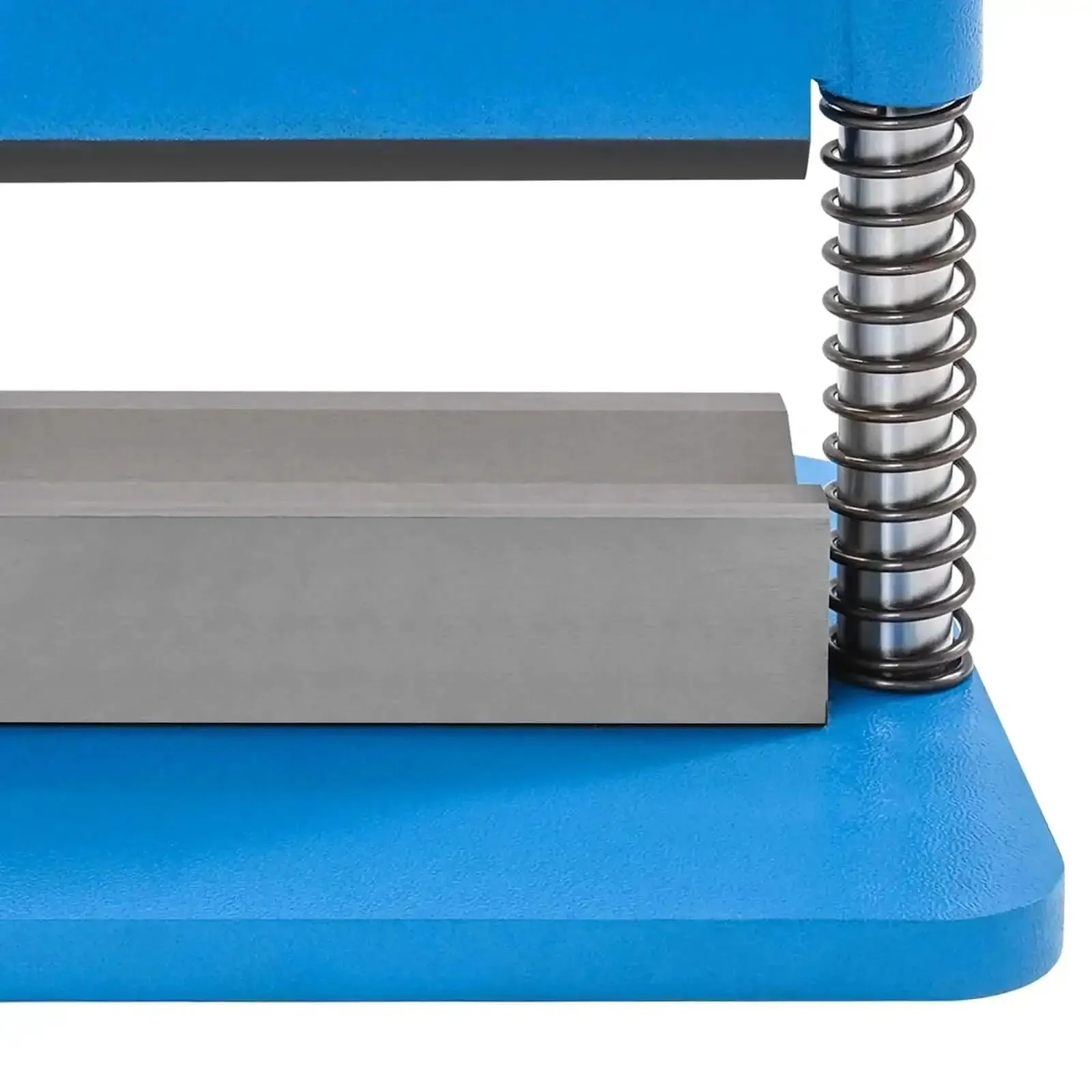 12 Inch Press Brake Attachment For Hydraulic Shop Press 90 Degree Bend 3 Sixteenth Inch Thick Steel Capacity Beefy Heavy Duty Bending Tool Fits 12 To 20 Ton Press Blue - Image 3
