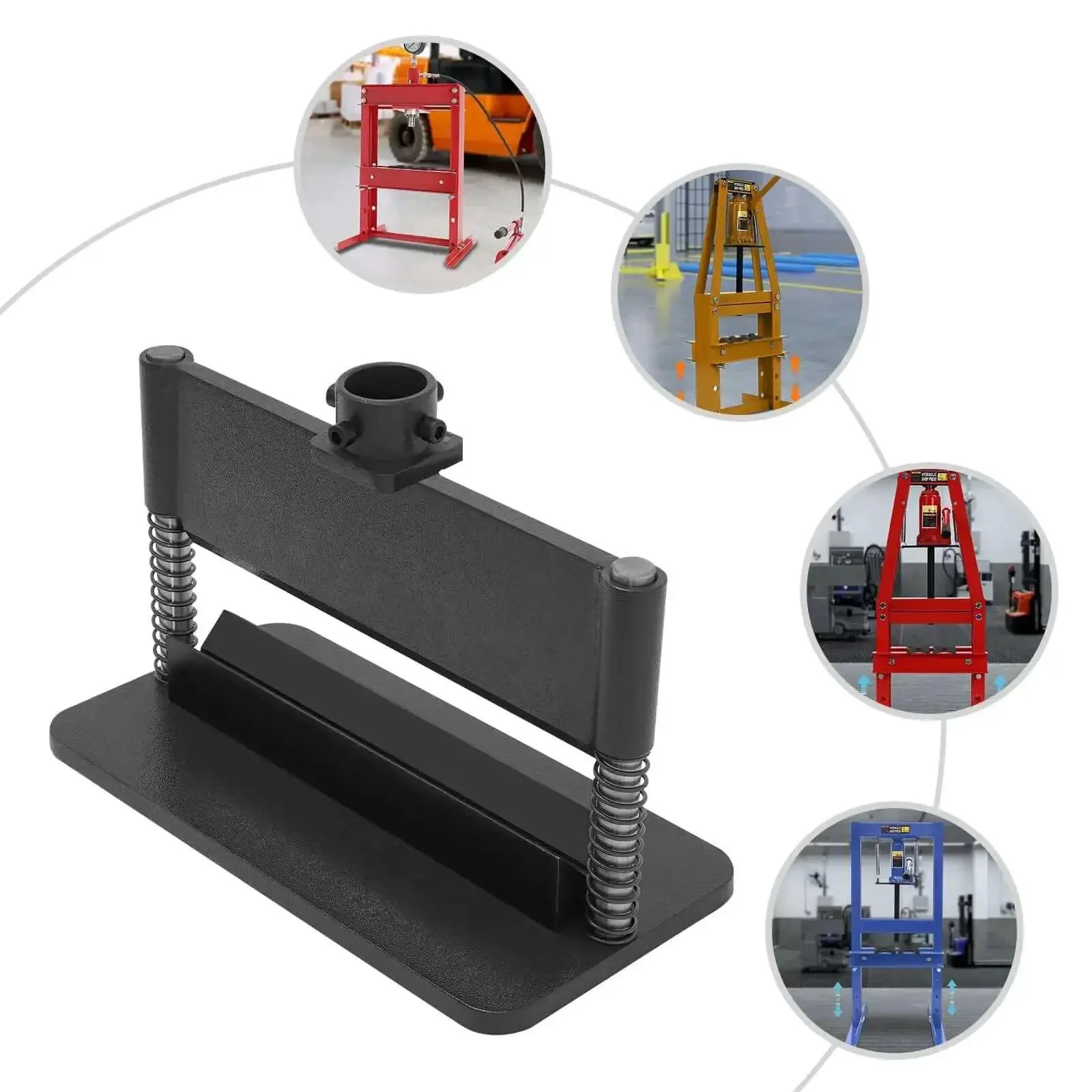 12 Inch Press Brake Attachment Kit for 12 To 20 Ton Hydraulic Shop Presses, Beefy Metal Bending Tool for Steel Iron Aluminum, Easy Install, Bends Up To 90 Degrees, Precise Angles, Fits Most Standard Presses - Image 5