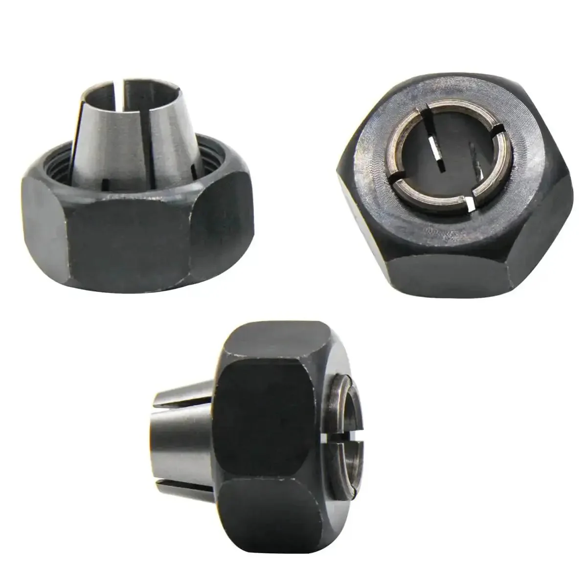 1/2 Inch Router Collet Replacement For Porter-Cable 690 890 Series Routers With Auto-Release Design, Reducing Bit Runout, Fits 1/2 Shank Bits, Durable Adapter For Home Workshop Projects - Image 5