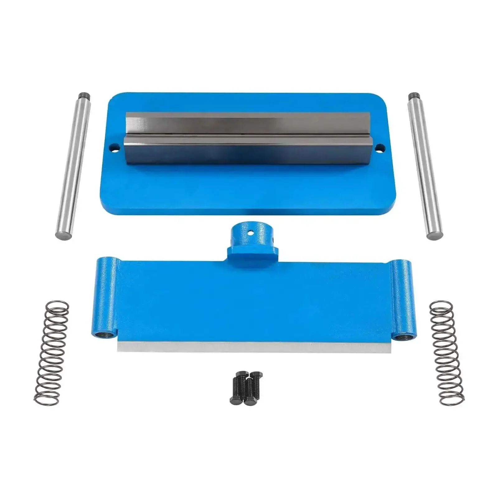 12 Inch Shop Press Brake Attachment For 12 To 20 Ton Hydraulic Workshop Presses, 90 Degree Bend, Blue Heavy Duty Metal Fabrication Tool For Sheet Metal Forming, Grooves, Ribs And Floor Rebuilds - Image 2