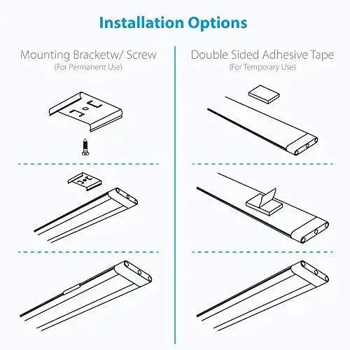 12 Inch Warm White LED Under Cabinet Lighting Kit With 3 Panels, Premium Quality, Easy Install, Bright Task Lighting For Kitchens And Vanities, Colors Pop, Even Illumination, Energy Efficient, Great Value - Image 2