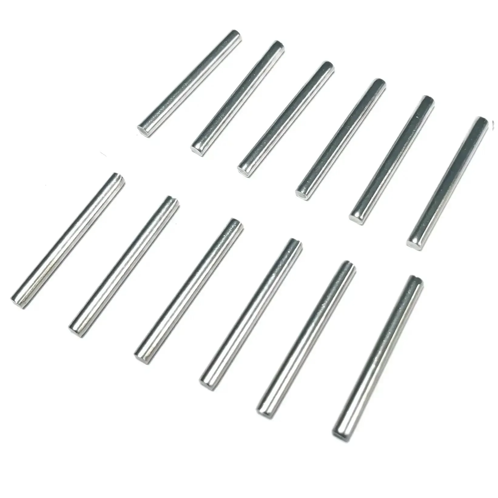 12 Pack 3mm By 30mm Dowel Pins M3 Metal Shelf Pegs For Woodworking And Furniture Stainless Steel 304 Ground To Precision Tolerance 0.0001 To 0.0005 Inch Built Tough For Shelves Bunk Beds And DIY Projects - Image 2
