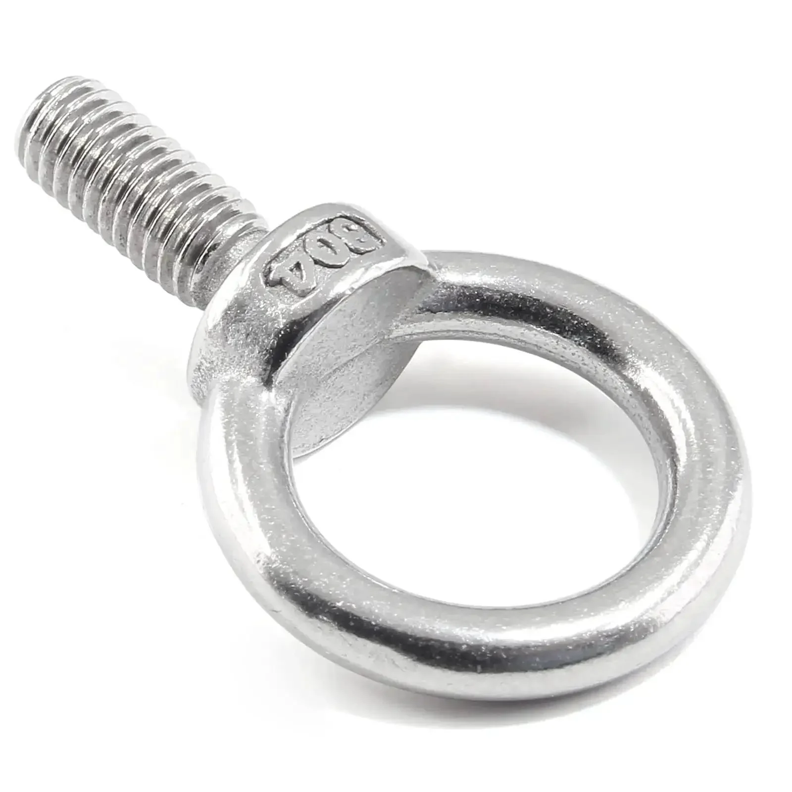 12 Pack M6 Lifting Eye Bolts 304 Stainless Steel Heavy Duty Machinery Shoulder Ring Eye Bolts For Hoisting 6mm Thread 12mm Long With 17mm Ring Inner Diameter And 40mm Overall Length - Image 5