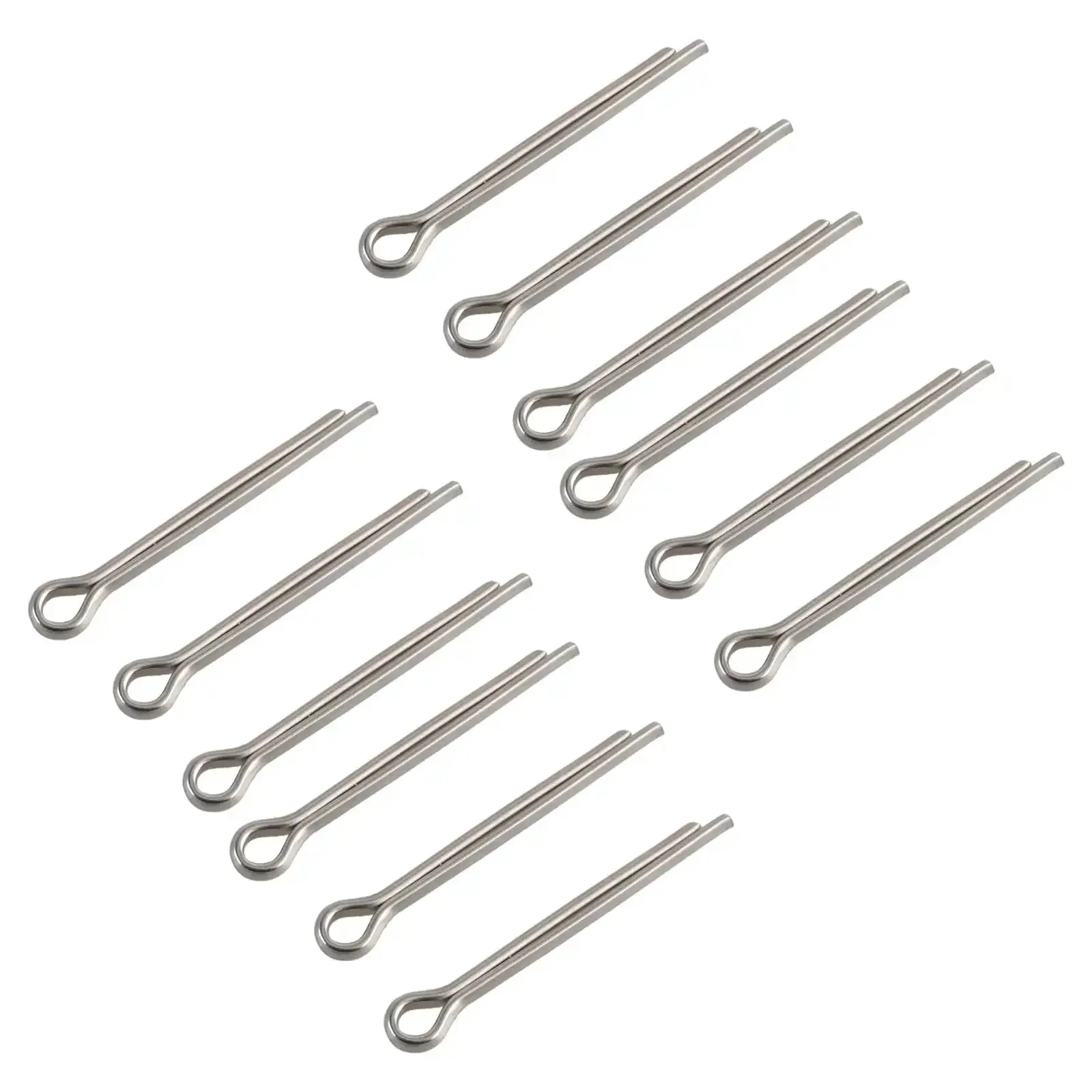 12 Pack Marine Propeller Cotter Pins Stainless Steel 304 Durable Replacement For Suzuki Outboard Motors And Evinrude Johnson Yamaha Boats Replaces 09204-03001 91401-40025-00 5030087 - Image 2