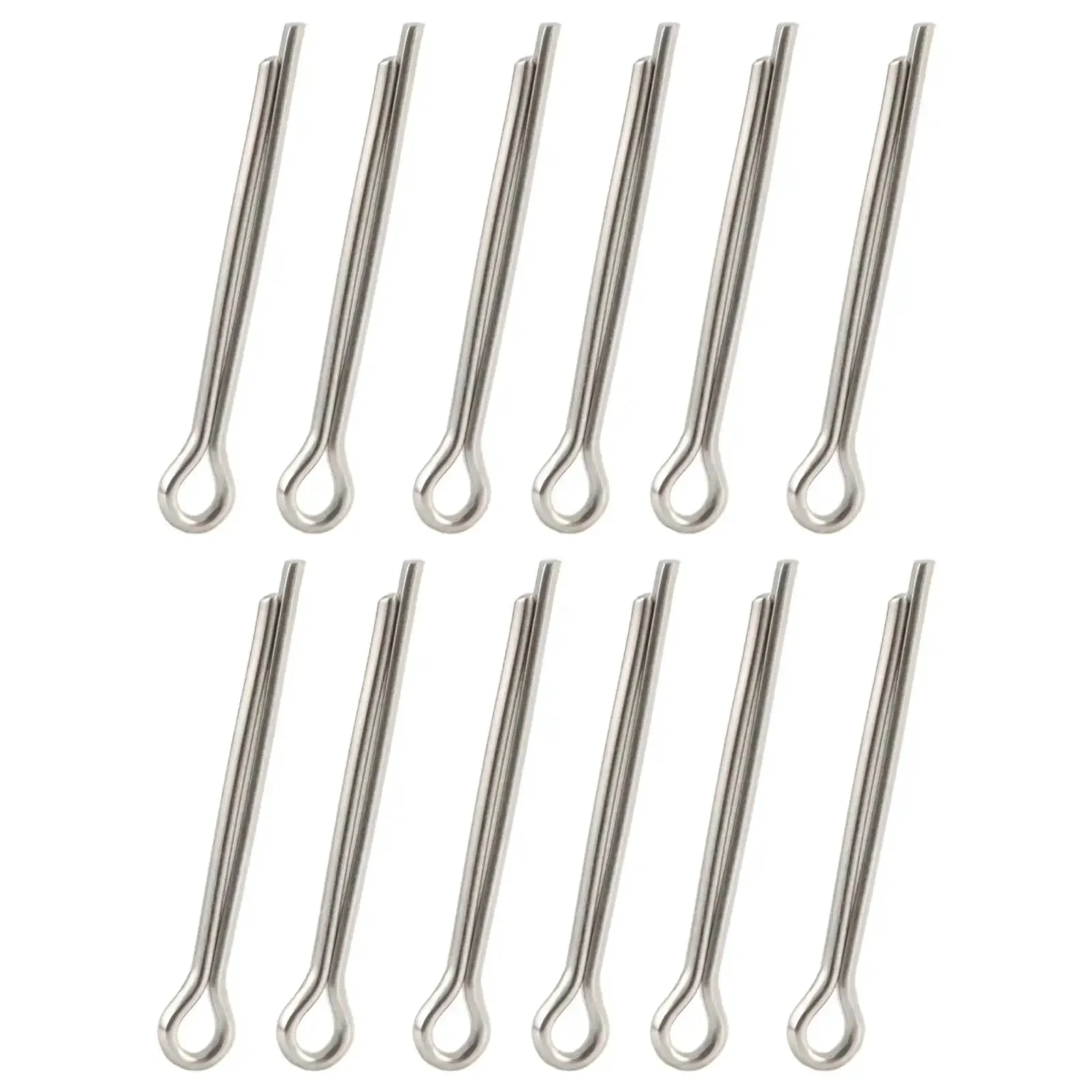 12 Pack Marine Propeller Cotter Pins Stainless Steel 304 Durable Replacement For Suzuki Outboard Motors And Evinrude Johnson Yamaha Boats Replaces 09204-03001 91401-40025-00 5030087 - Image 3