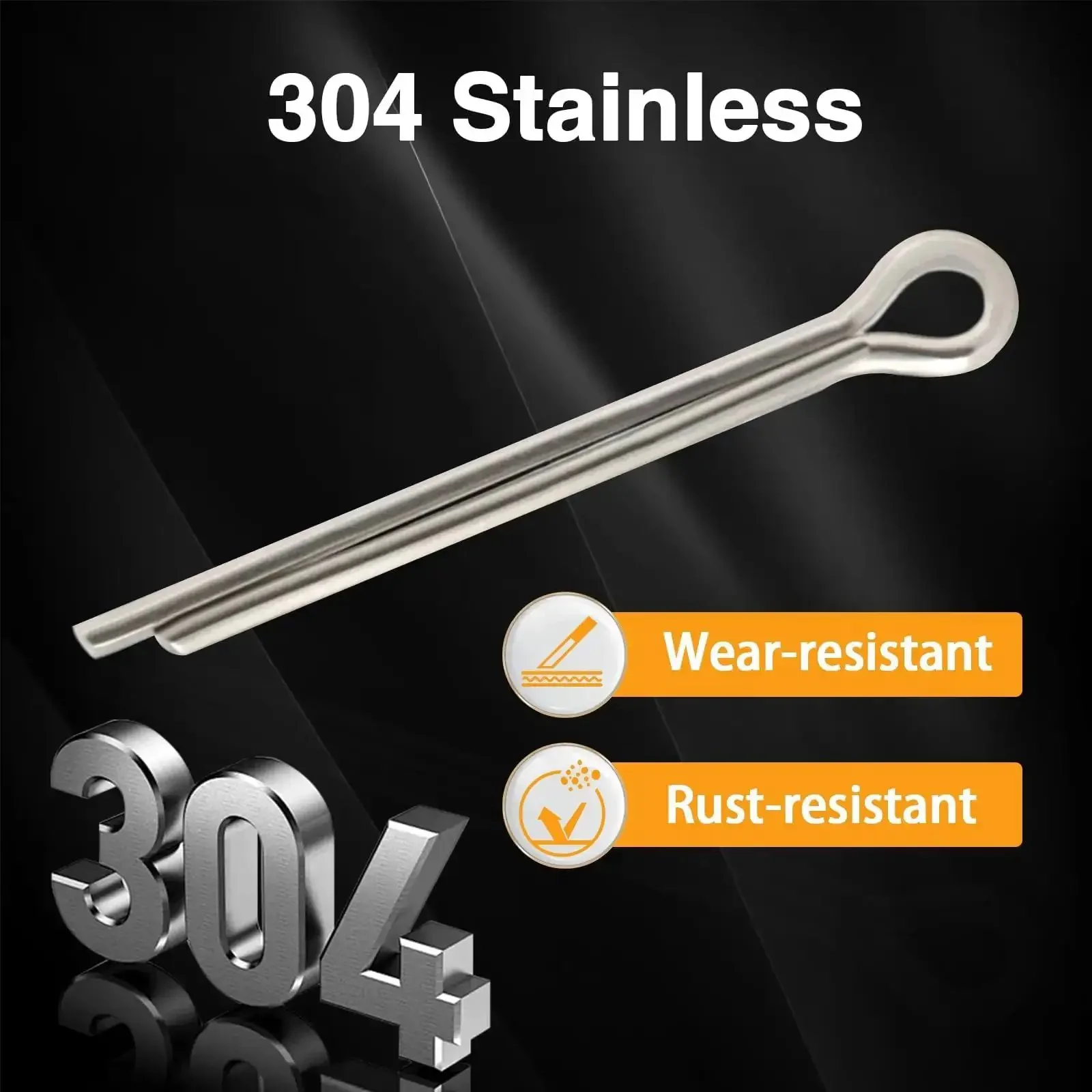 12 Pack Marine Propeller Cotter Pins Stainless Steel 304 Durable Replacement For Suzuki Outboard Motors And Evinrude Johnson Yamaha Boats Replaces 09204-03001 91401-40025-00 5030087 - Image 9