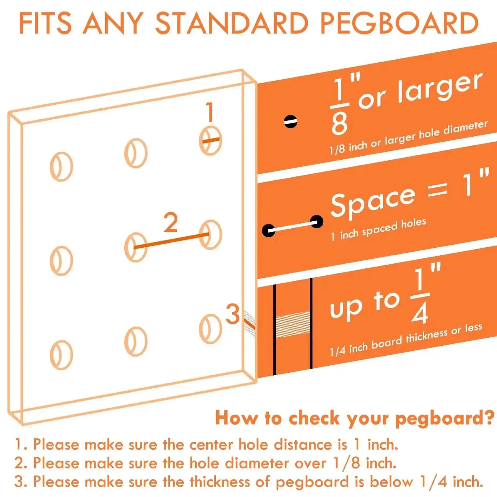12 Pack Pegboard Bins And Cups Set For One Eighth And One Quarter Inch Pegboard Wall Organizer, Heavy Duty Containers For Craft Room, Garage Storage, Small Parts And Tool Organization - Image 2