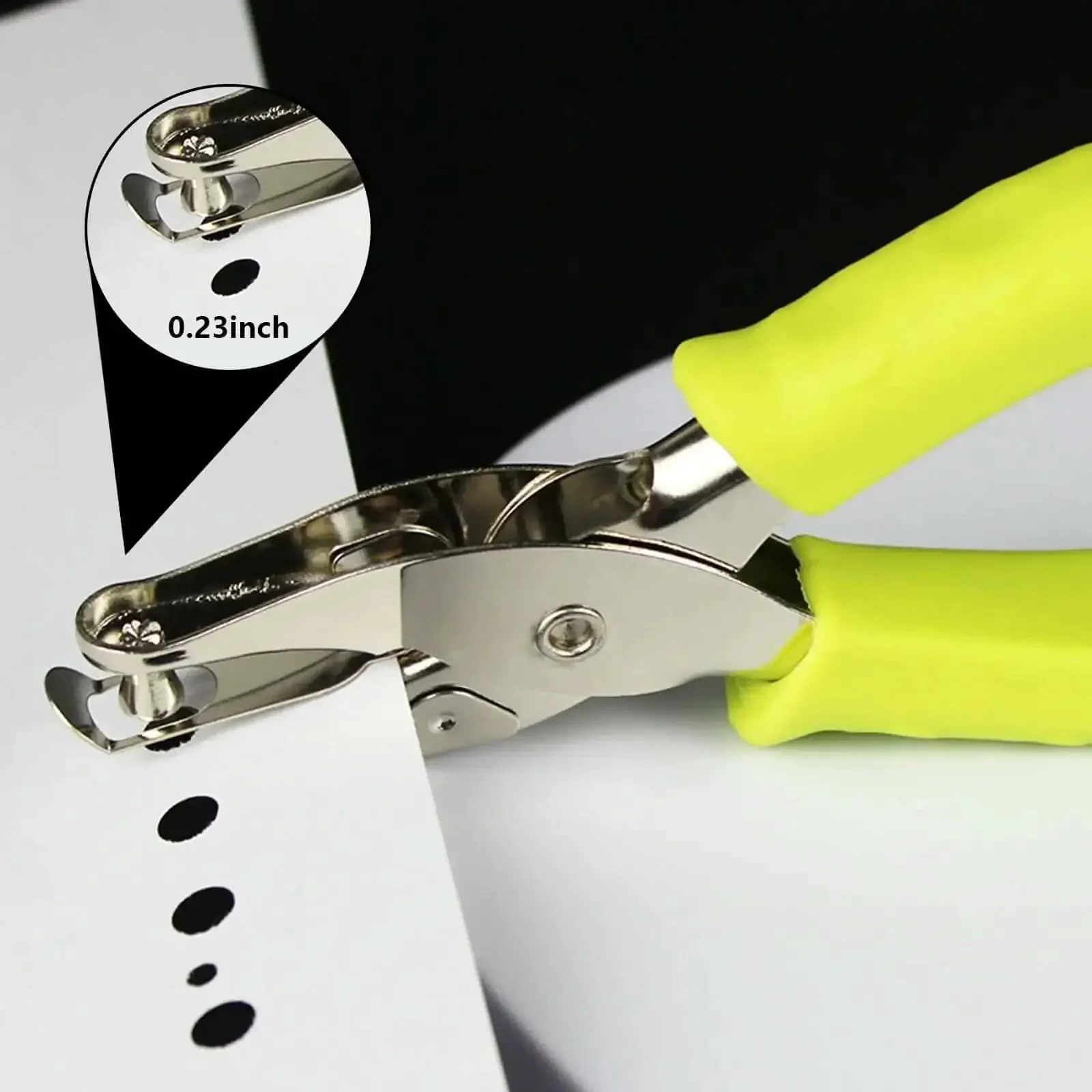 12 Piece Multicolor Single Hole Puncher Set, Quarter Inch Metal Handheld Circle Punch With Soft Grip For Craft Paper Labels Greeting Cards Notebooks, Durable DIY Craft Tool For Quick Precise Holes - Image 6