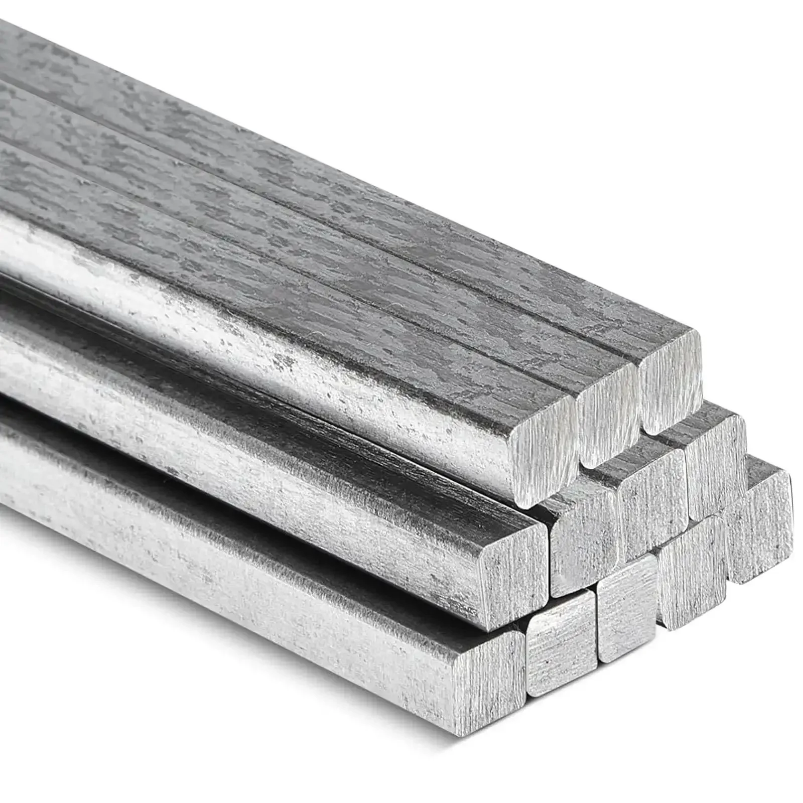 12 Piece Square Steel Bar Stock Set One Quarter Inch By One Quarter Inch By Twelve Inch Cold Drawn Metal Bars For DIY Projects Fabrication And Industrial Use Heavy Duty High Precision Durable And Ready For Machining