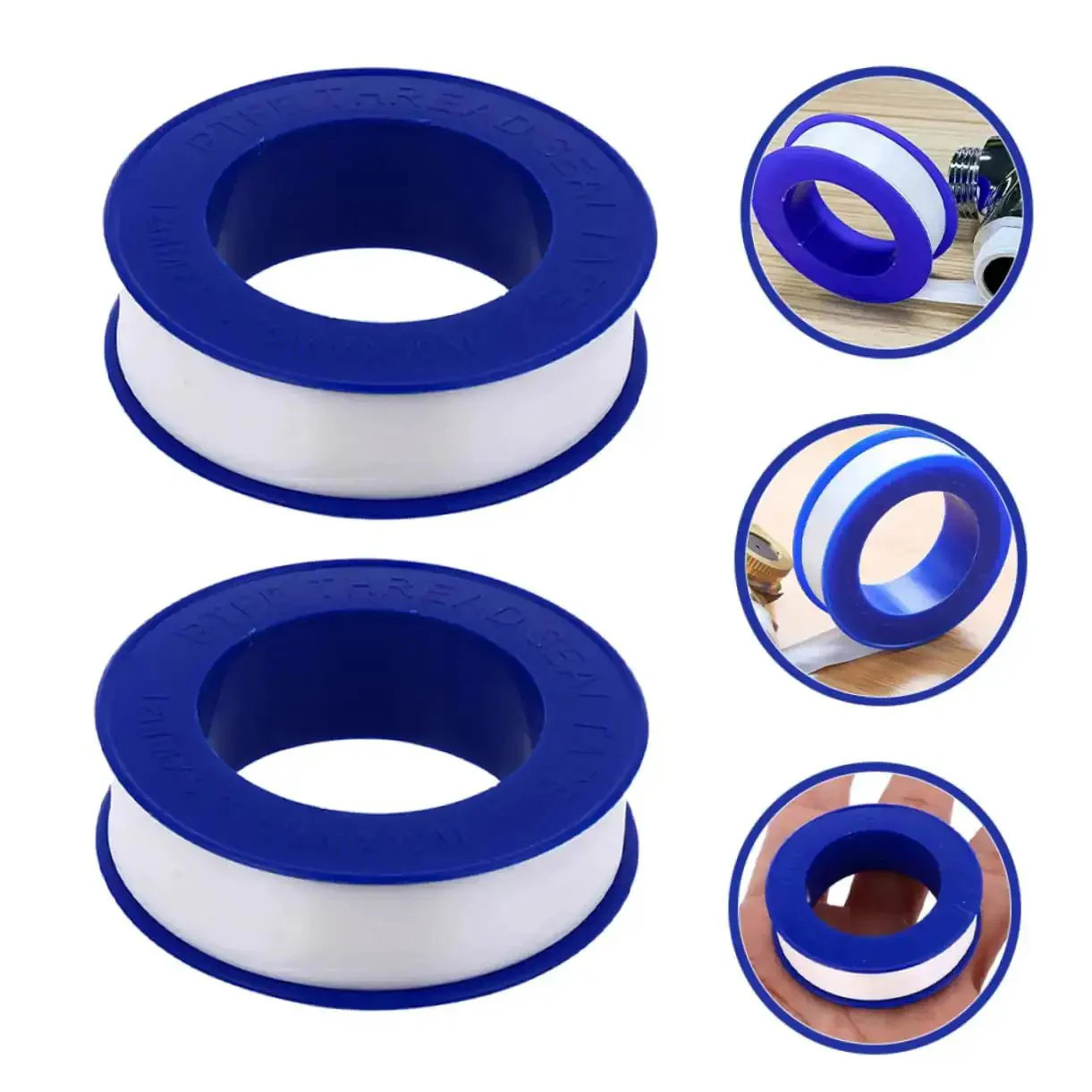 12 Rolls PTFE Plumbers Tape Sealing Tape For Faucet Leaks And High Temperature Plumbing Pipe Sealant For Home Garden DIY Repairs Prevents Leaks And Extends Pipe Life - Image 4