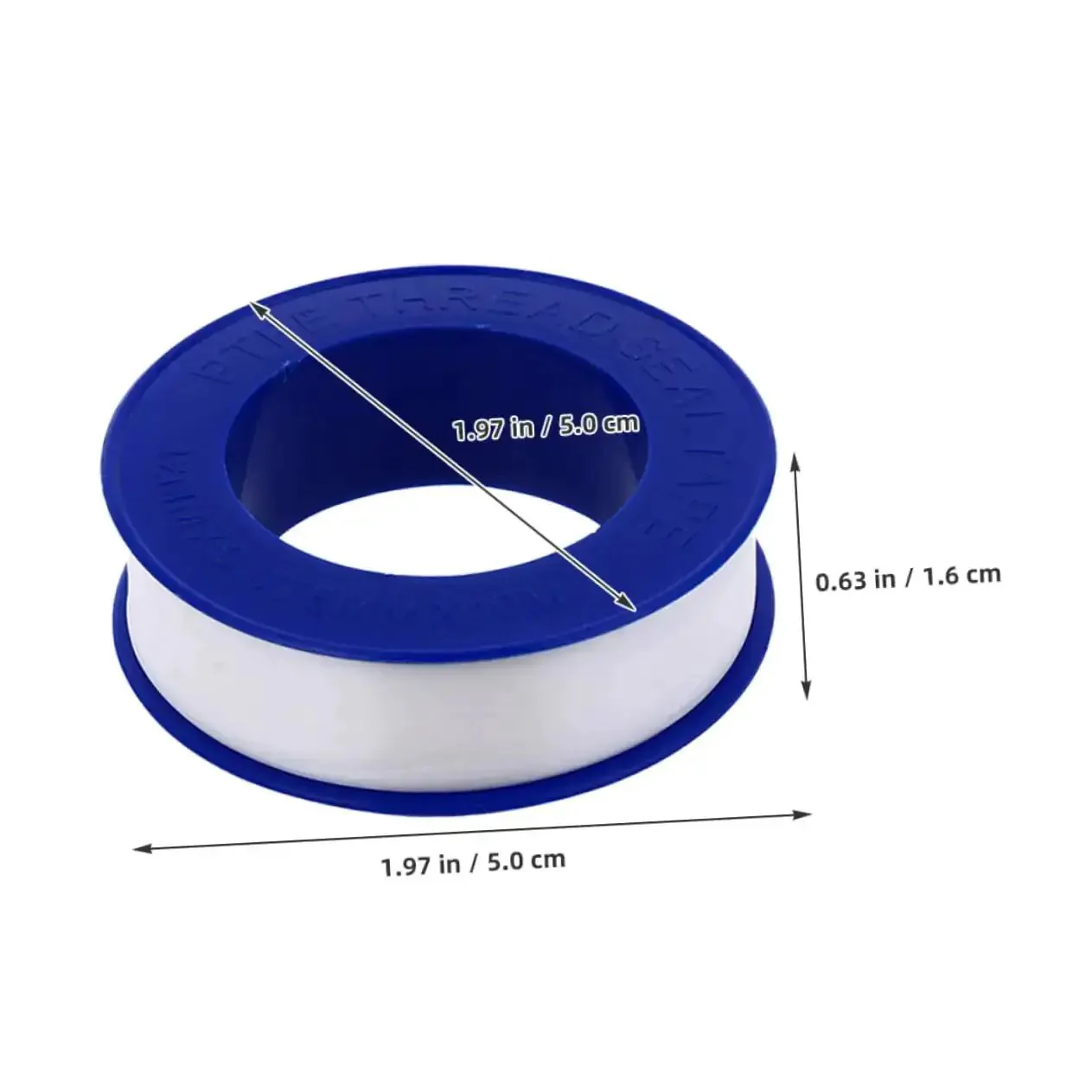 12 Rolls PTFE Plumbers Tape Sealing Tape For Faucet Leaks And High Temperature Plumbing Pipe Sealant For Home Garden DIY Repairs Prevents Leaks And Extends Pipe Life - Image 9
