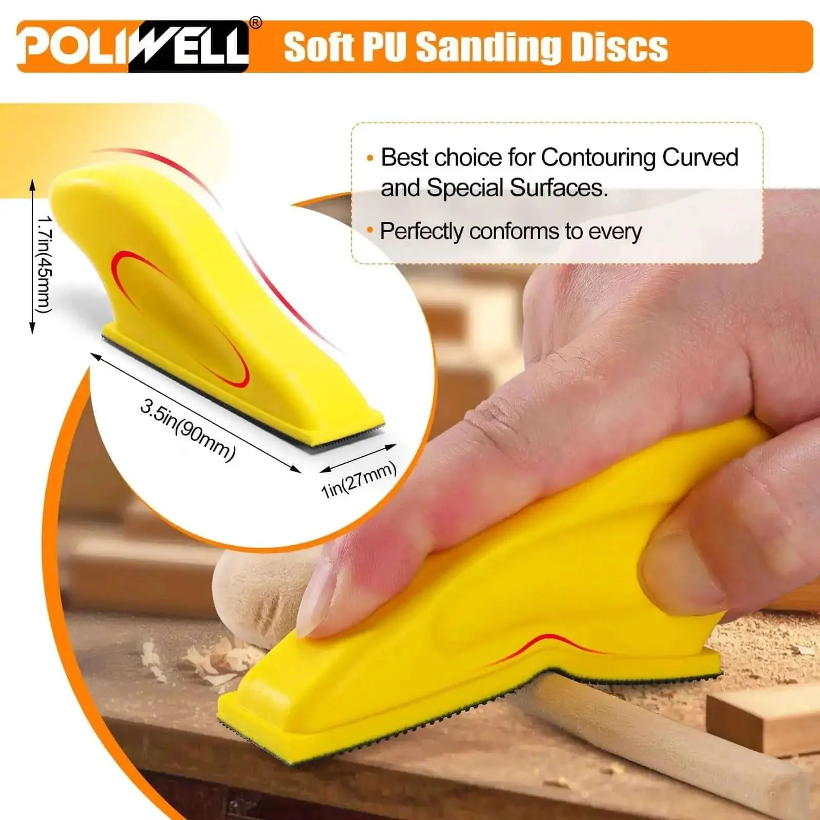 120 Pcs Micro Detail Sandpaper Kit With Storage Box 3.5 Inch By 1 Inch Hand Sanding Block 3 In 1 Sand Paper Set 80 120 240 400 600 Grit For Wood Plastic And Metal In Tight Narrow Spaces Perfect For DIY - Image 3