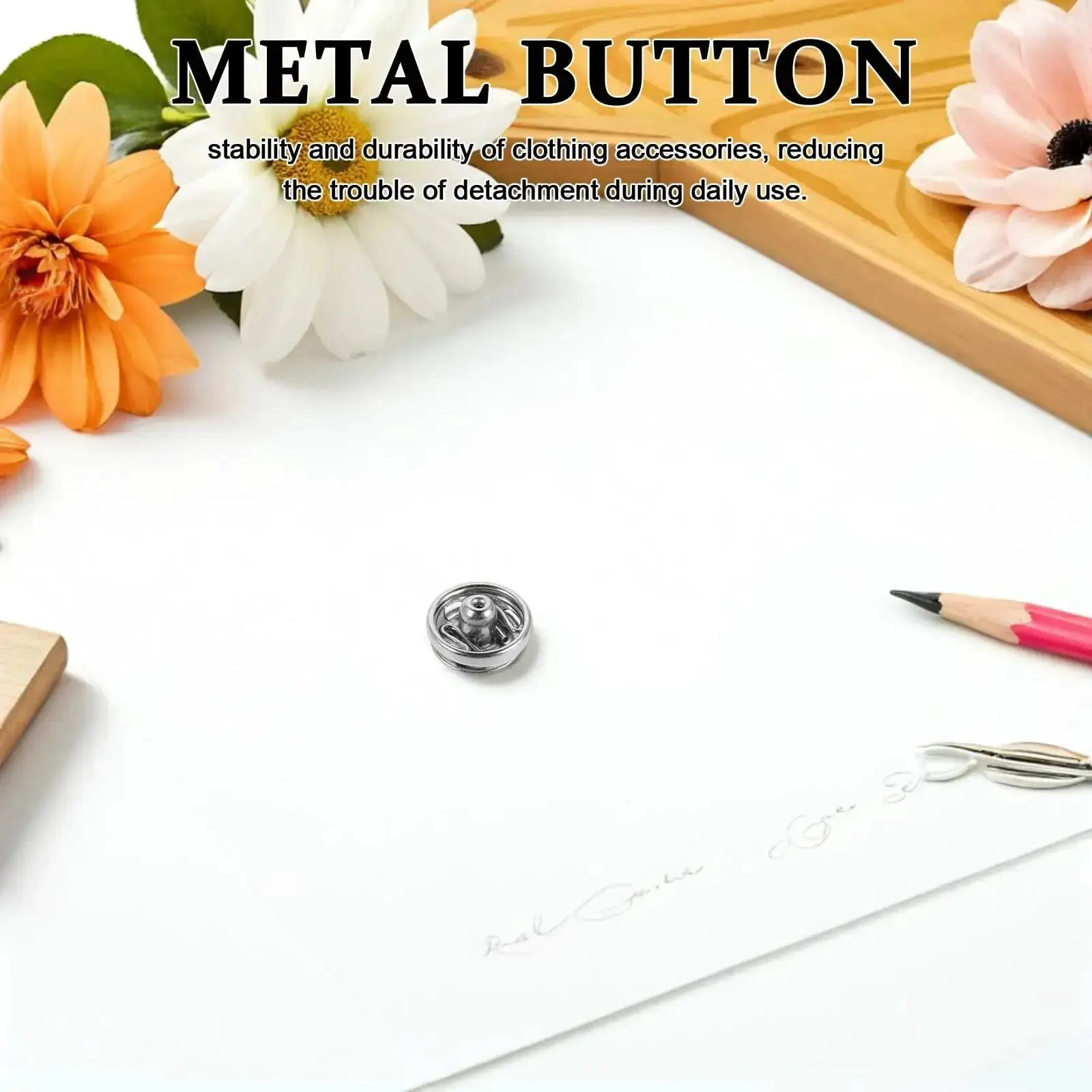 120 Pcs Silver Metal Snap Fasteners 6mm Mini Sew On Button Closures For Clothes Dolls Garments DIY Sewing Accessories Bulk Clothing Fastener Kit For Professional Tailoring Craft Projects Repairs And Upgrades - Image 3