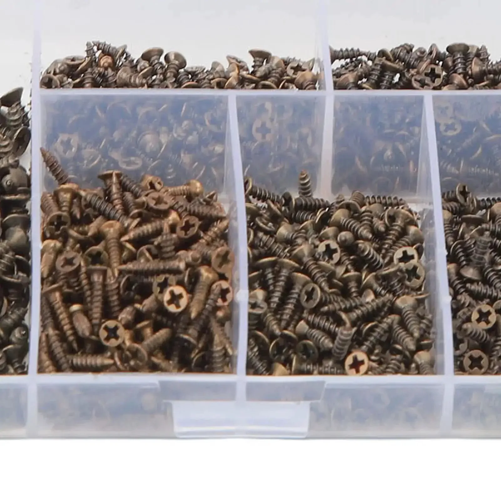 1200 Piece Woodworking Screws Kit M2 M5 Self Tapping Cross Countersunk Set With Assorted Sizes For DIY Projects And Handy Crafting Dollhouse Miniatures Easy Install Durable And Versatile Hardware For Quick Solid Fixes - Image 2