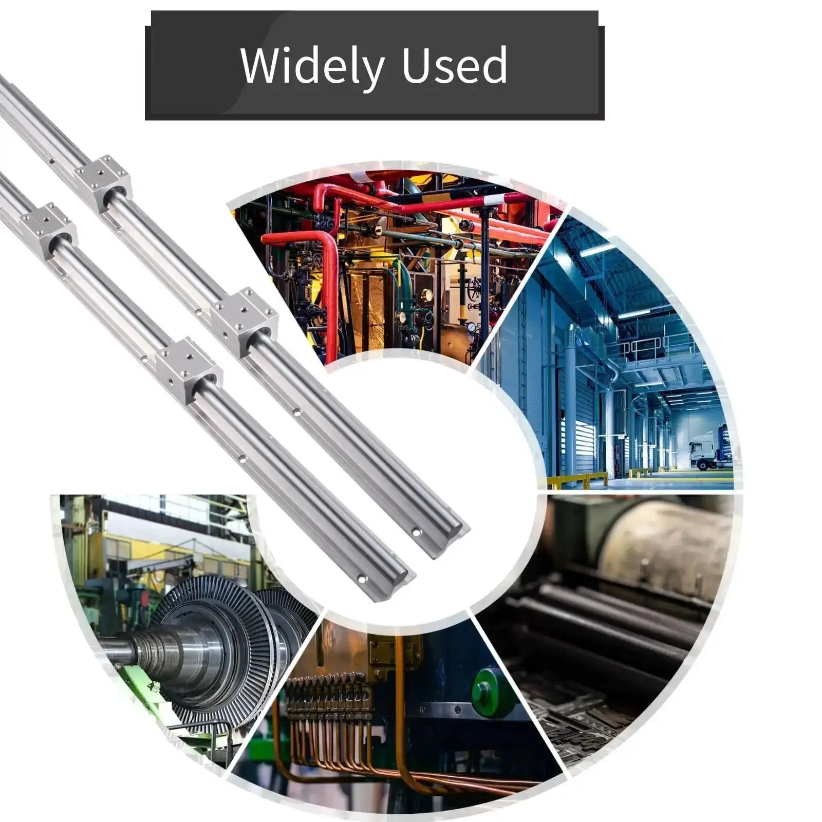 1200mm Linear Rail Kit With Two Rails And Four SBR16UU Bearing Blocks For DIY CNC Routers Lathes And Mills Smooth Glide And Heavy Duty Stability For Precise Cutting And Reliable Performance Pro Grade Build - Image 2