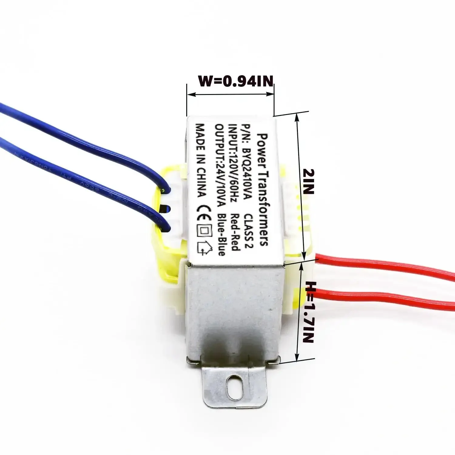 120V To 24V Isolation Transformer For Audio And Stage Lighting, 24V 10VA AC Transformer With Base Mount, 63 mm Spacing, Class II Insulation, Plug And Play, DIY Friendly Power Supply For RV Emergency Lighting And Small Electronics - Image 5