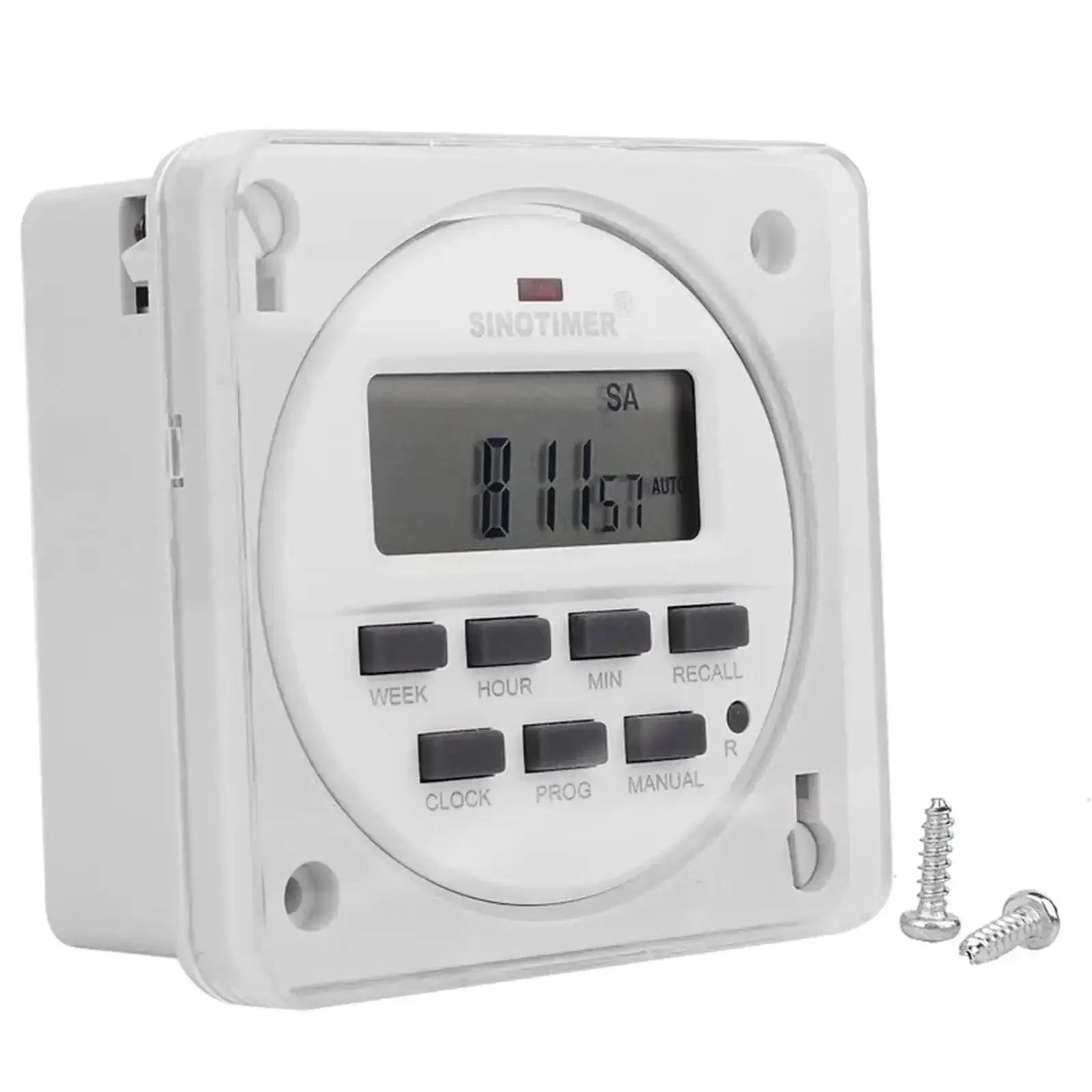 12/24 Volt DC Timer Switch With 7 Day 24 Hour Programmable Time Relay Clock For Panel Mount Use With Countdown Off Function Enclosure And Wiring Included Plug And Play Ready - Image 7
