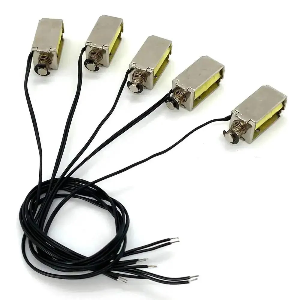 12V DC Micro Push Pull Solenoid Actuator With 4mm Stroke For Precise Linear Motion And Open Frame Electromagnet Valve Applications Ideal For Automation Projects Tiny But Mighty For Small Spaces Robotic Grippers Diy Electronics - Image 6