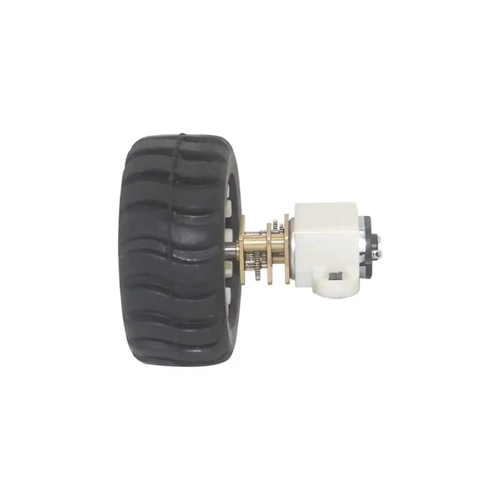 12V DC Mini Electric Motor Kit With Plastic Wheel Frame And Fixed Nut DIY Toy Robot Power Unit Lightweight Yet Dope Torque Low Noise Wide Speed Range From 30 To 6000 RPM Great For Small Robotic Projects - Image 5