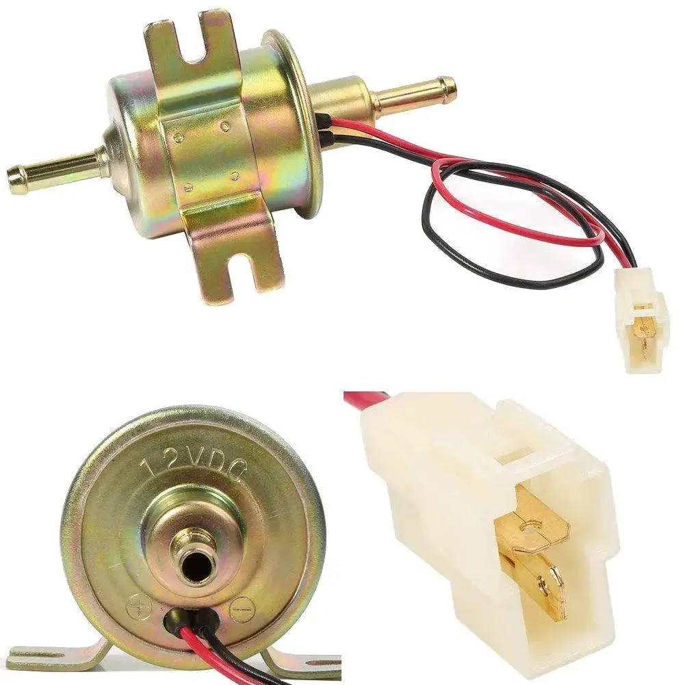 12V Electric Fuel Pump Transfer Kit Low Pressure Universal For Gas And Diesel Vehicles Boats 2.5 To 4 Psi With 8mm Inlet And Outlet And Anti Backflow Beefy Suction Built For Cars Trucks And Marine Use - Image 3