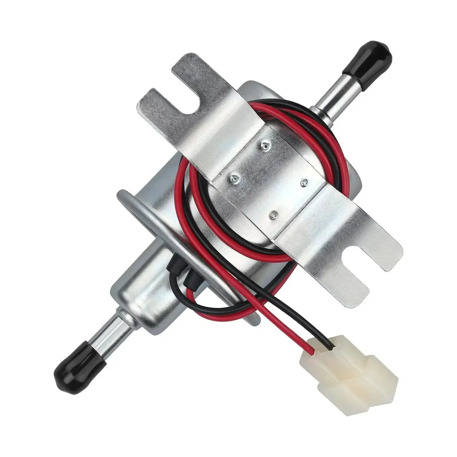 12V Inline Fuel Pump Universal Low Pressure 3-6 PSI, 30 GPH, 8mm Hose, Copper Clad Aluminum, Built For Gasoline And Diesel Engines, Works With Trucks, Lawn Mowers, Carburetors, Motorcycles, ATVs, Boats - Image 2