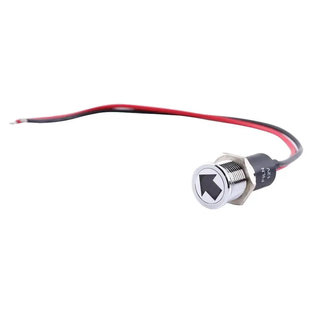 12V LED Dash Panel Indicator Lights Kit For Cars, Bikes, And Boats, 14mm, Multi Color Red Blue Green, Warning And Turn Signal Lamps With 20cm Wire, Easy Install, High Visibility Instrument And Panel Indicators - Image 3
