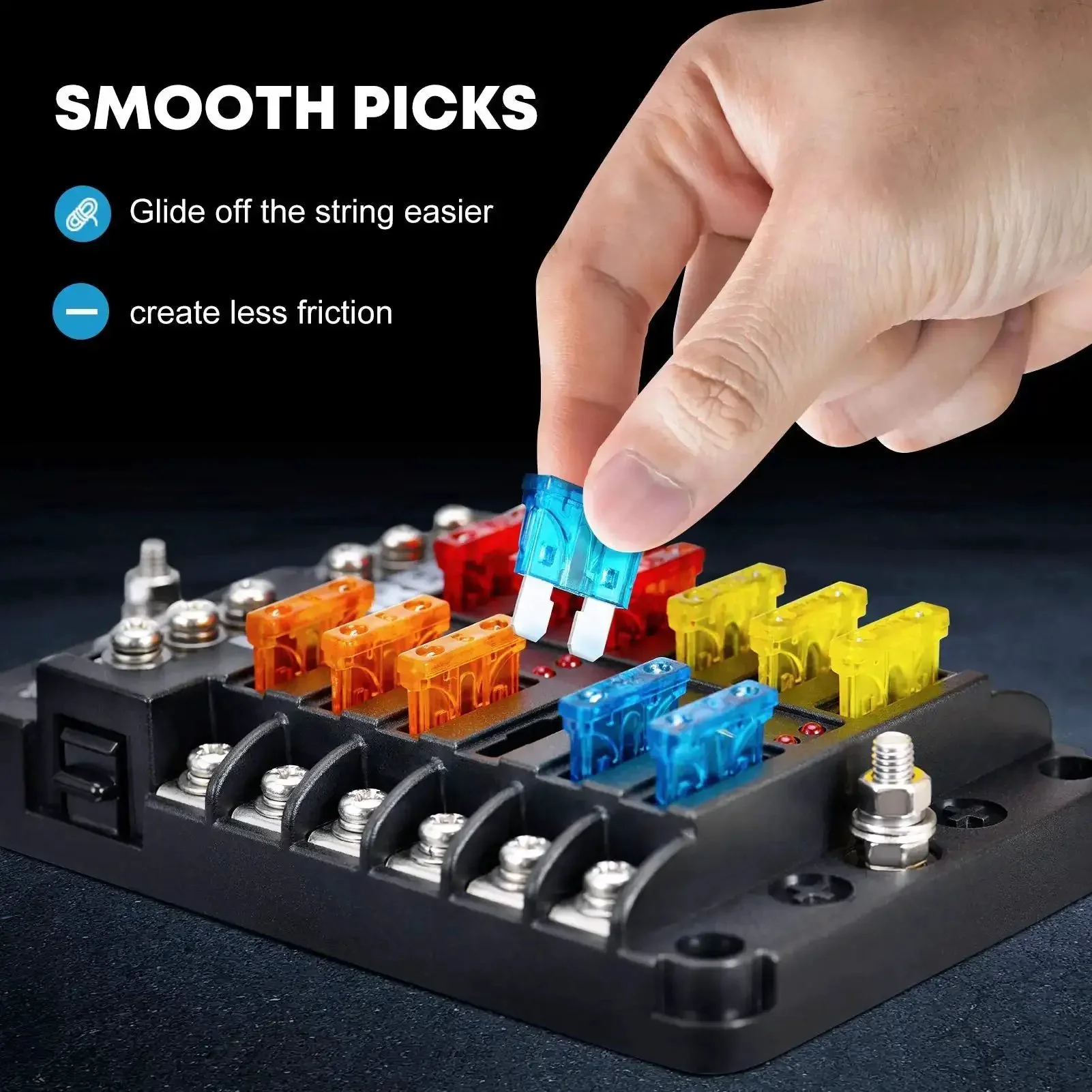 12V Marine Fuse Block With Waterproof Housing And LED Indicator, Includes 30 Fuses From 5A To 25A, Easy Diagnostics For Boat RV Car Truck, Built Tough 12V 24V Electrical Panel And Fuse Box Holder - Image 9