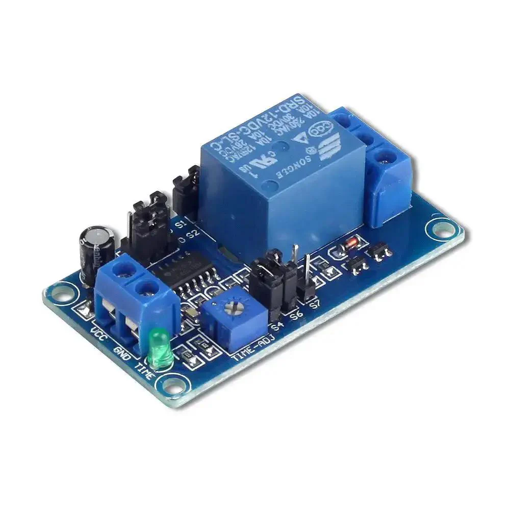 12V Time Delay Relay Module For Smart Home Automation And Arduino Projects, Easy Plug And Play Control For PLCs And Industrial Control, Tachograph Or GPS Setup, Ideal For Electronic Experiments And Robotic Projects
