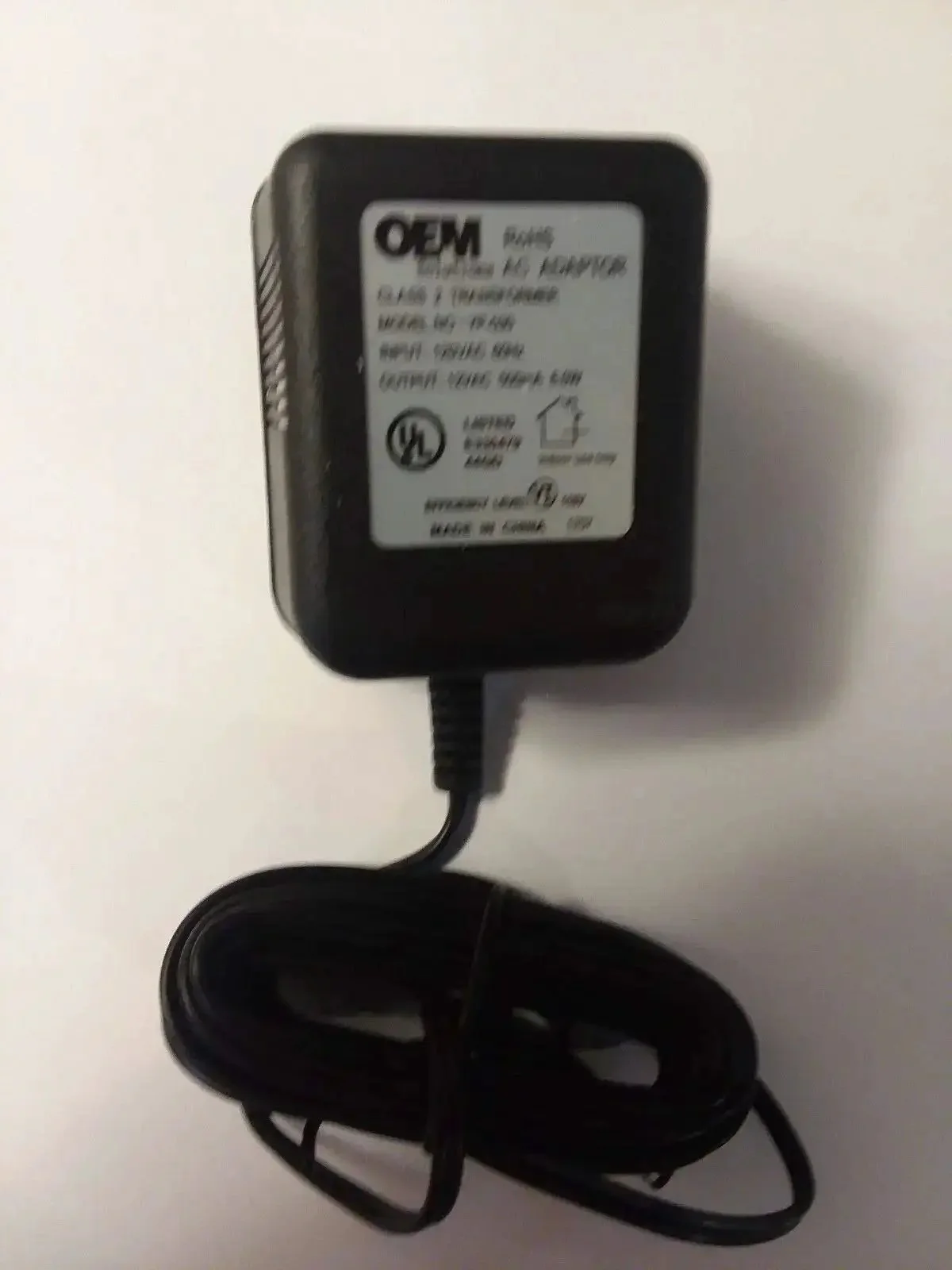 12V Transformer With Cord And Plug For Water Softener System Replacement Part 93245 High Quality Power Adapter For Plug And Play Install Home Plumbing And Water Filtration DIY Projects