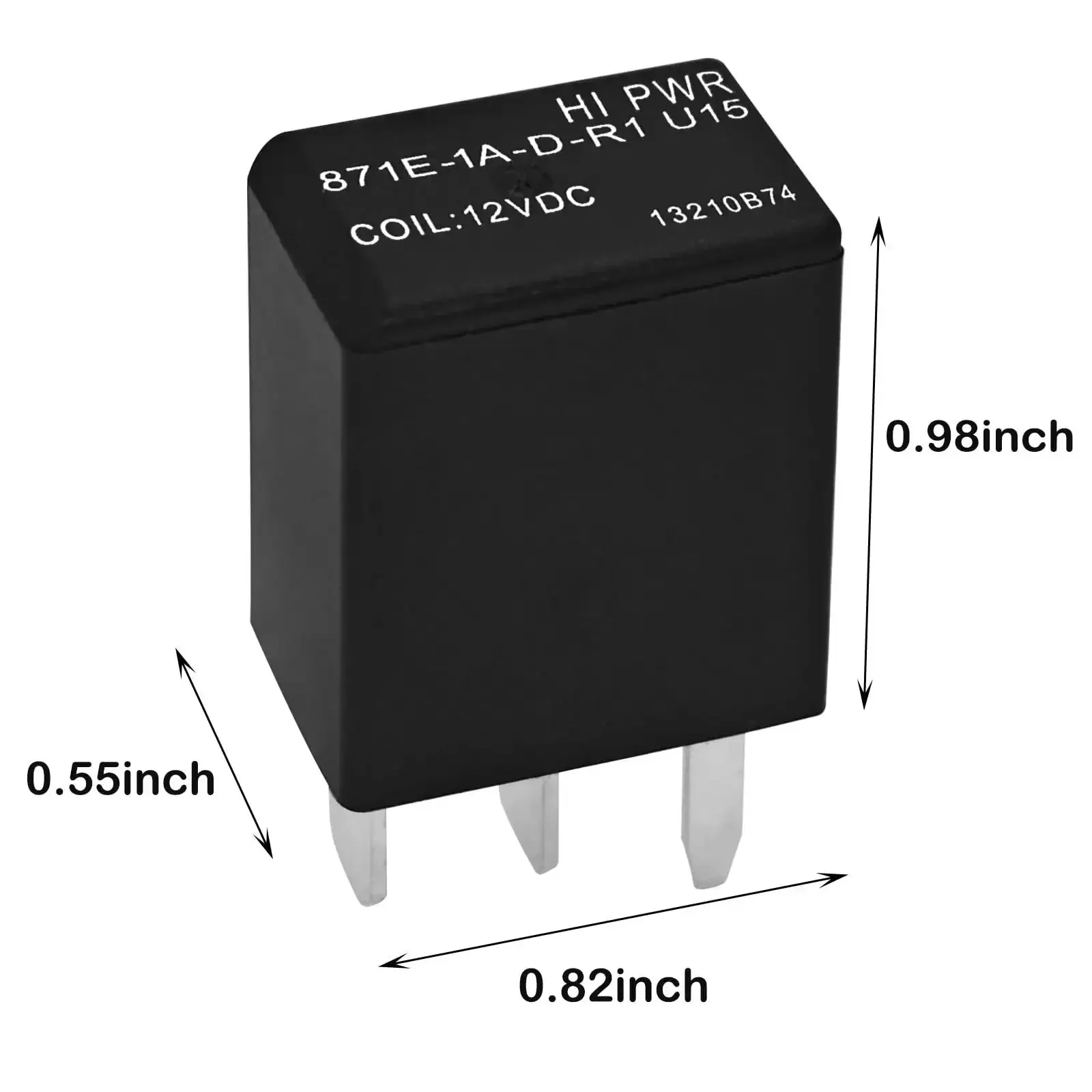 12VDC 35A 4 Pin General Purpose Automotive Relay Pack Of 2 For Beefy High Current Switching In Cars Trucks And DIY Electrical Systems With Durable Build And Fast, Stable Performance For Demanding Auto Or Industrial Use - Image 6