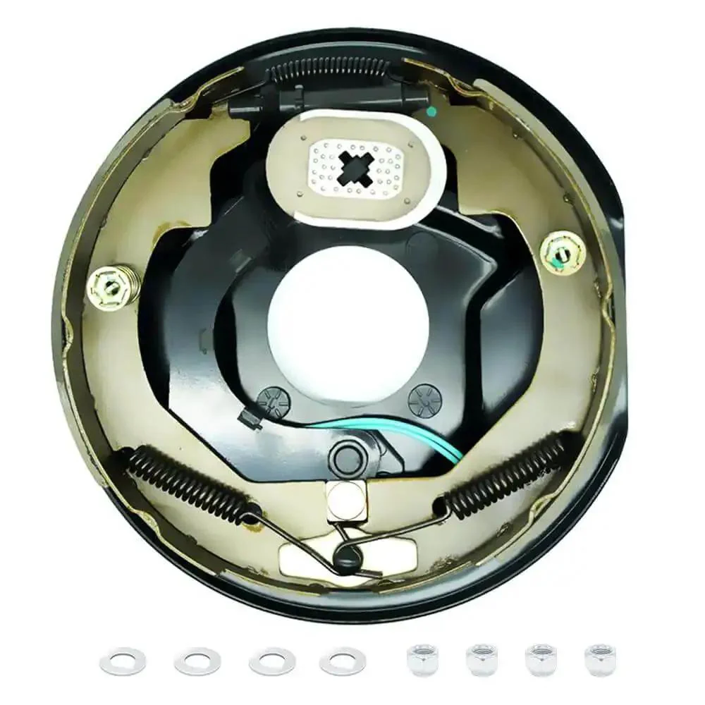 12x2 Inch Electric Trailer Brake Magnet Kit For 5200 To 7000 Lbs Dexter Type Replacement With Retainer Clips And Coil Springs Easy Install Spindle Brake Parts - Image 4