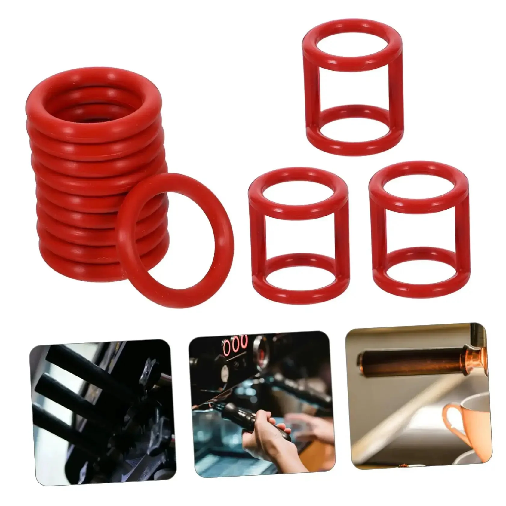 13 Piece Silicone Seal Replacement Gaskets For Ice Cream Makers No Fuss Easy Install Durable Wear Resistant Sealing Rings For Smooth Consistent Ice Cream Production - Image 2