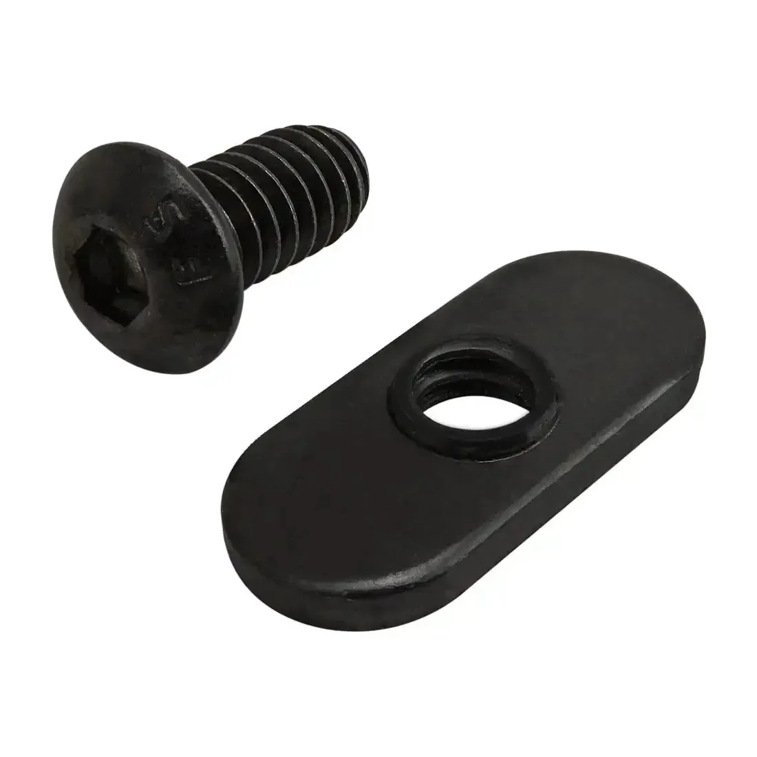 1/4-20 Button Head Socket Cap Screws 1/2 Inch Long With Slide-In Economy T-Nuts Steel Hardware In Black Zinc Finish For T-Slot Mounting Of Brackets And Plates 25 Pack - Image 8