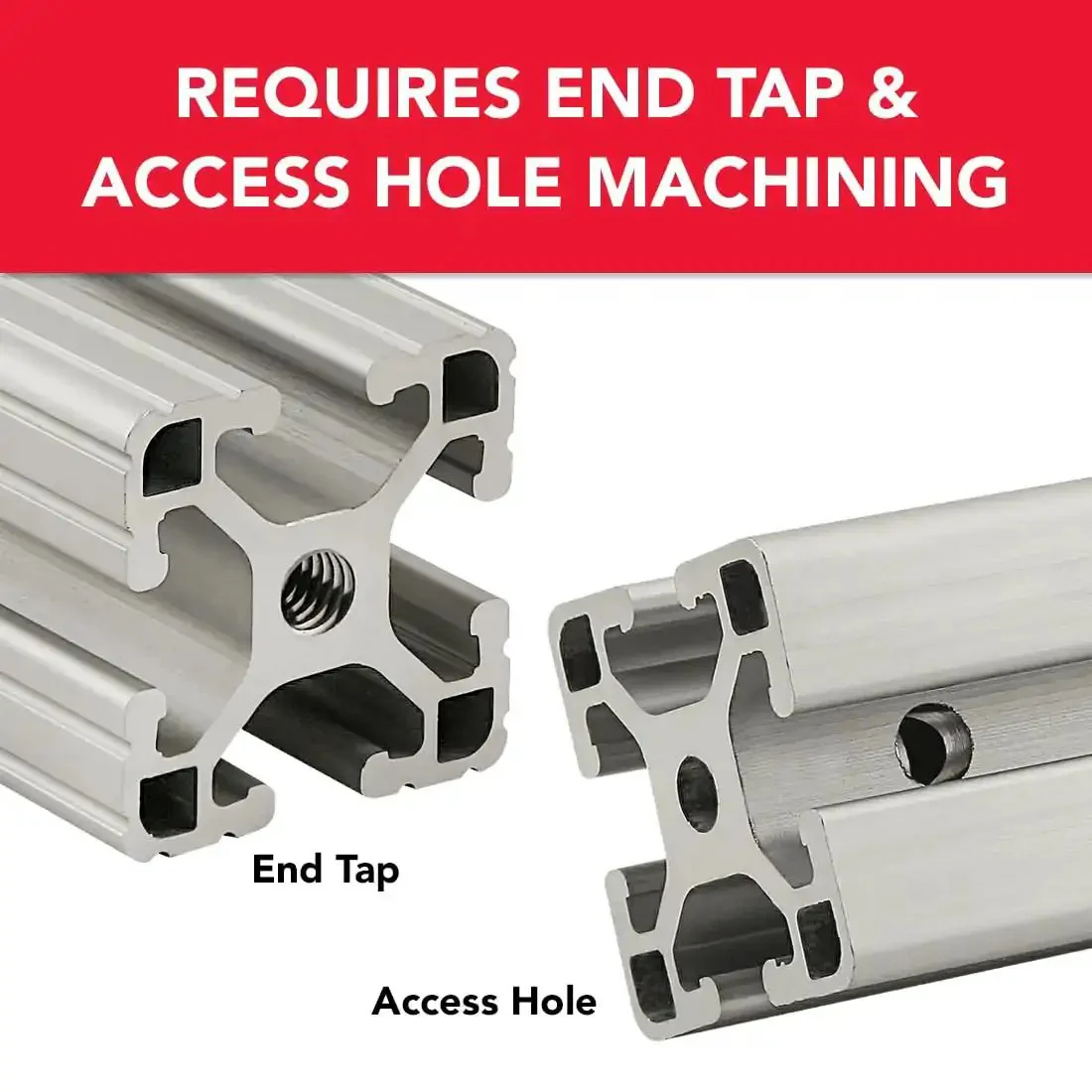 1/4-20 End Fastener And Screw Hardware Combo For Aluminum Extrusion T Slot 90 Degree Joint Connector Kit With Button Head Bolt And Double Wing Clip Hidden Mounting Hardware 15 Pack - Image 7