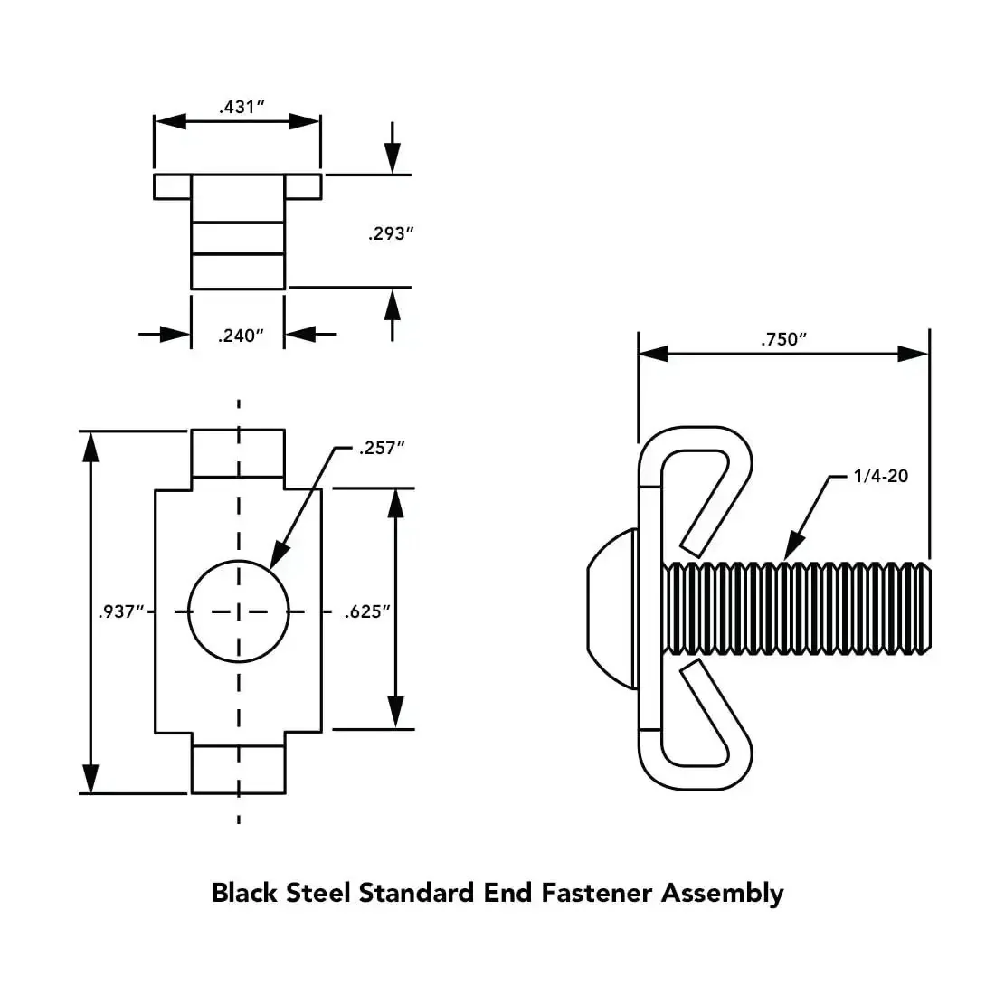 1/4-20 End Fastener And Screw Hardware Combo For Aluminum Extrusion T Slot 90 Degree Joint Connector Kit With Button Head Bolt And Double Wing Clip Hidden Mounting Hardware 15 Pack - Image 8