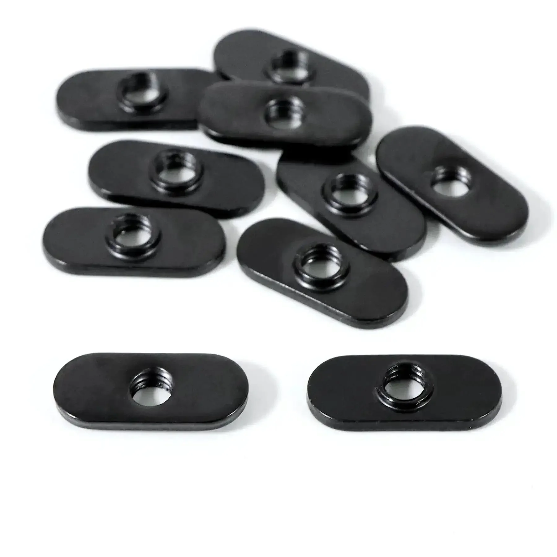 1/4-20 Threaded Centered Slide In T Nuts For 10 Series Aluminum Extrusion Rails Budget-Friendly Pack Of 100 Zinc Plated Steel Durable Hardware Accessory With Easy Install And Smooth Movement - Image 3