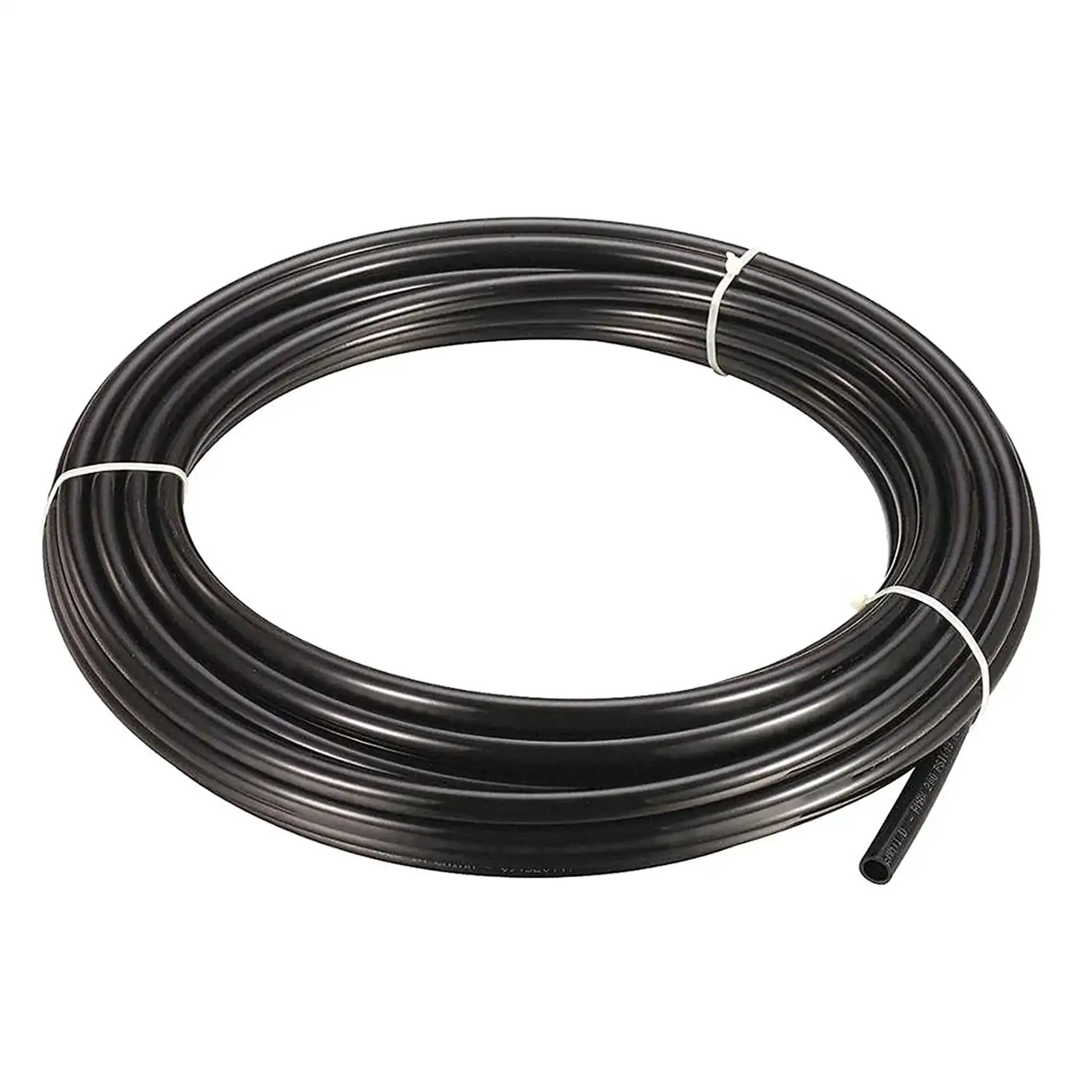 1/4 Inch Air Line Tubing Nylon PA12 Hose 32.8Ft DOT Approved For Truck Trailer And Industrial Use High Pressure Flexible Pneumatic Line Black With 150 PSI Working And 435 PSI Max 40mm Bend Radius Minus 40F To 200F - Image 2