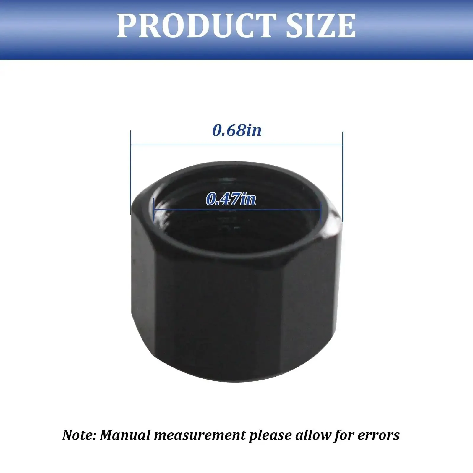 1/4 Inch Die Grinder Collet Nut Replacement Part For 2485-20 2486-20 2784-20 5192 5194 5196 Die Grinders And 2723-20 Compact Router With Beefed-Up Build Wide Locknut Surface For Secure Wrench Grip And Long Lasting Performance - Image 7