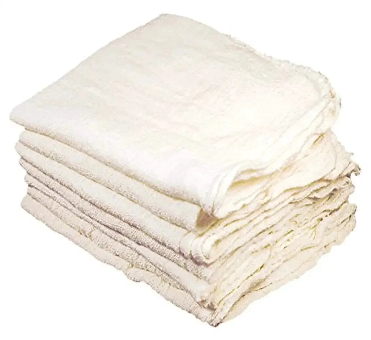 14 Inch Square Marine Shop Towels Pack Of 25 Grime Busting Ultra Absorbent 100 Percent Cotton Rags For Engine Work And Oil Grease Cleanup Bleached White Durable And Machine Washable For Hull Cleaning