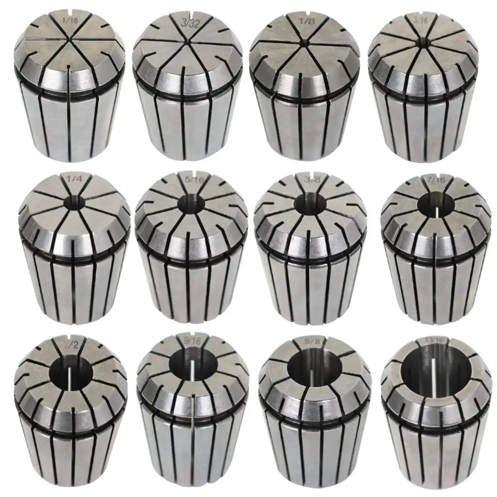 14 Piece ER 32 NMTB Forty Spring Collet Chuck Tool Holder Set With Box For CNC Engraving And Milling Lathe Machines Rock Solid Pro Grade Alloy Steel Accurate To 0.0005 Inch Includes Collets From One Sixteenth To Five Eighths Inch - Image 5
