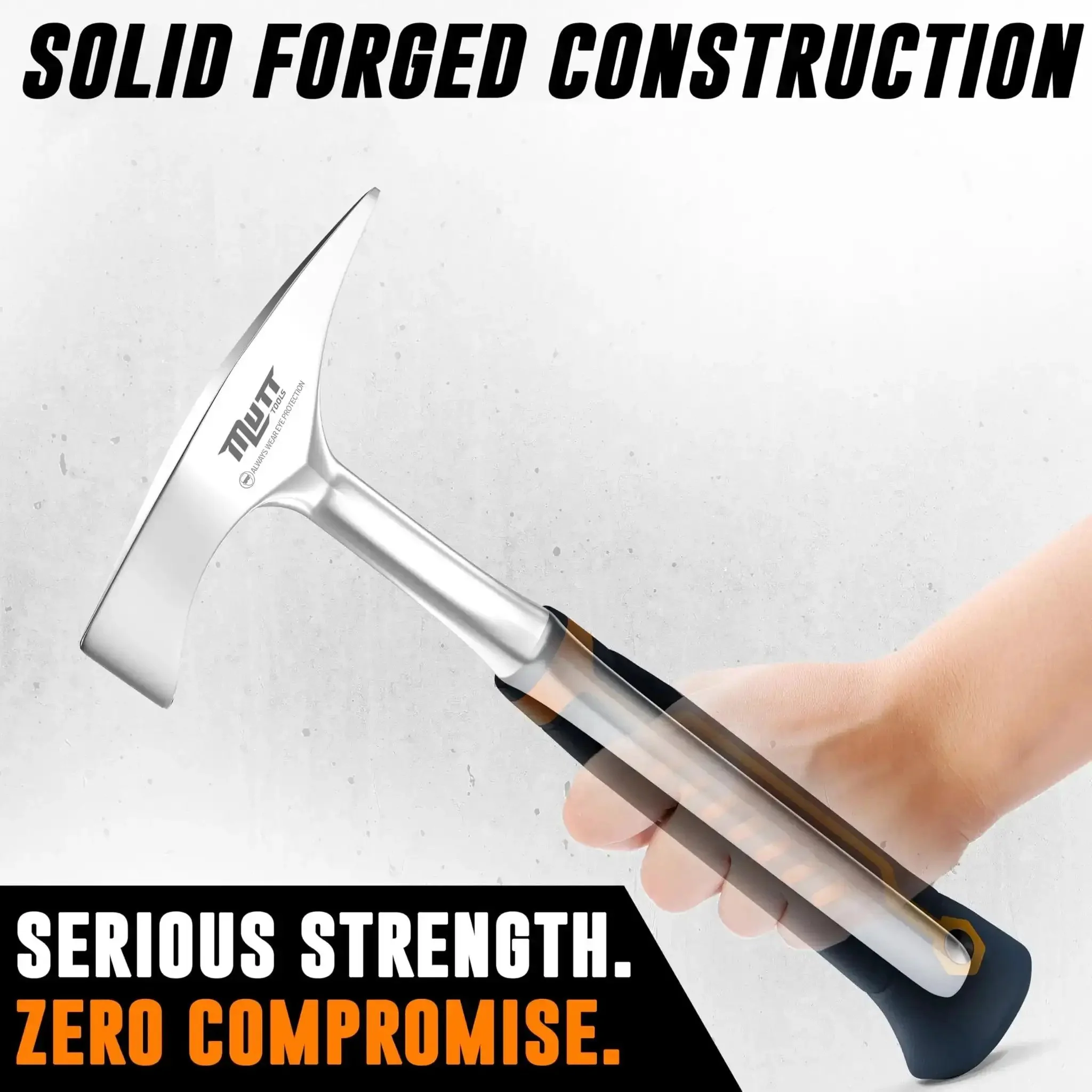 14oz Forged Steel Welding Chipping Hammer For Pros With Dual Ended Pointed And Flat Ends Heavy Duty Slag Removal Tool For Post Weld Cleanup And Metal Work Built For Daily Shop Use - Image 4