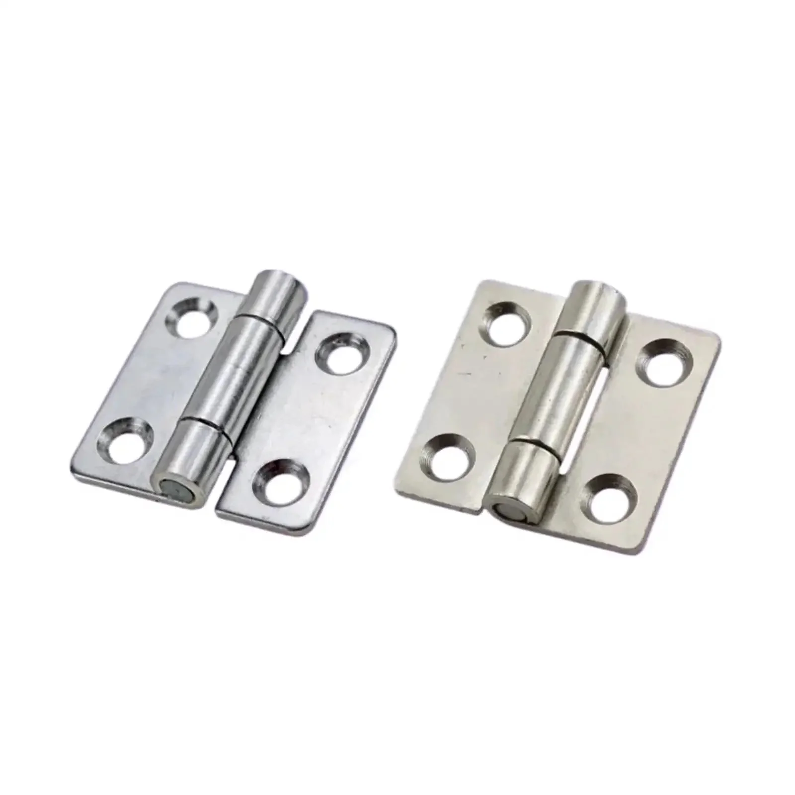 1.5 Inch Square Damping Hinge With Adjustable Torque And Stop For Soft Close Cabinets And Gates, 0.3Nm Fit Narrow Frames, Easy Install, Heavy Duty No Brainer Upgrade 1 Piece