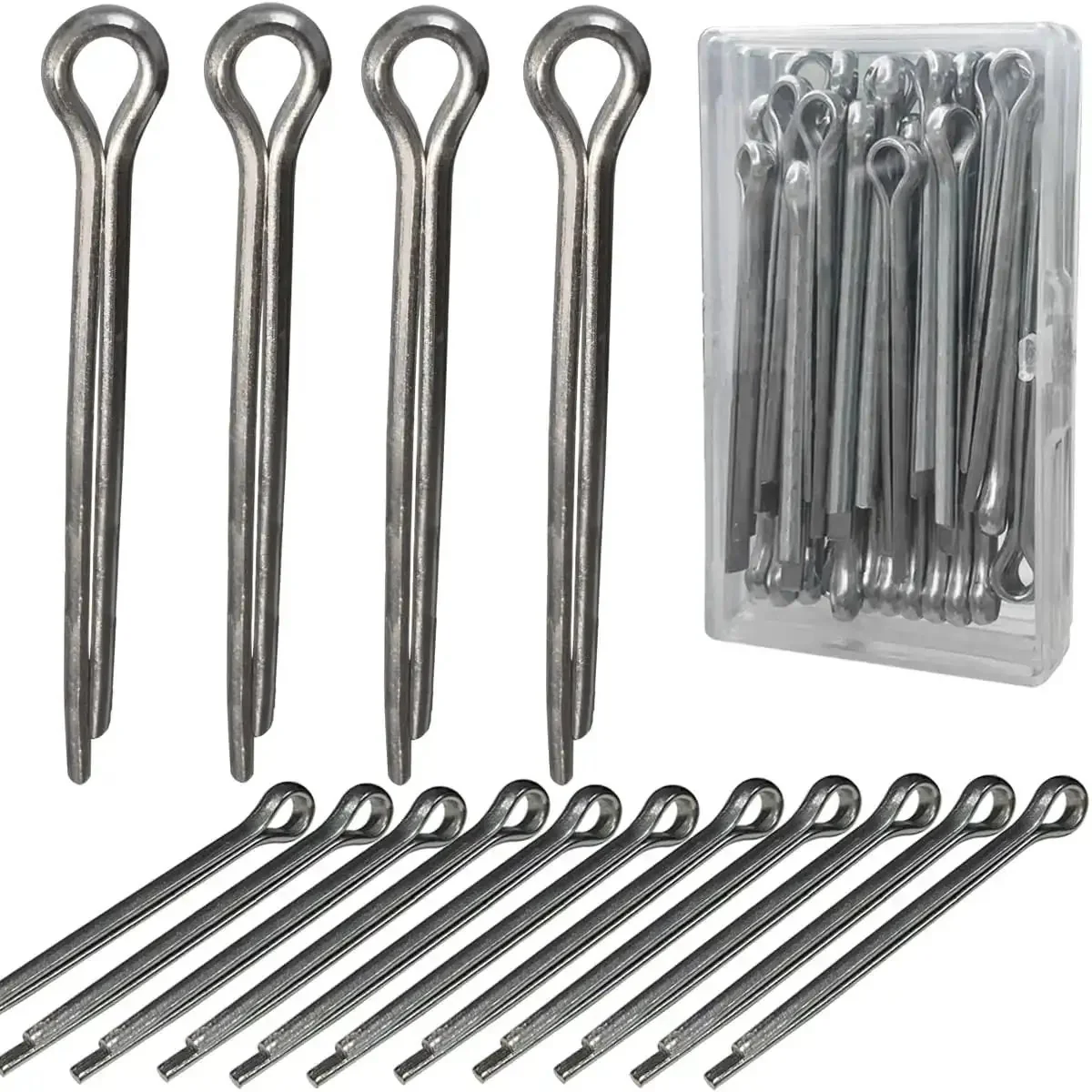 15 Pack Stainless Steel Marine Propeller Cotter Pins With Puller 304 Stainless Steel Wear Resistant And Rust Proof Easy To Use Compatible With Yamaha Suzuki Johnson Evinrude Outboards Replaces 09204-03001 5030087 91401-40025-00