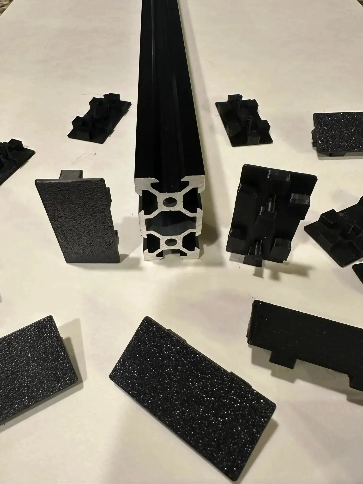 15 Piece End Caps For 2040 Aluminum Extrusion Rails 20x40mm T Slot New Design With Thicker Stronger Construction For A Snug Secure Fit And Improved Alignment - Image 3