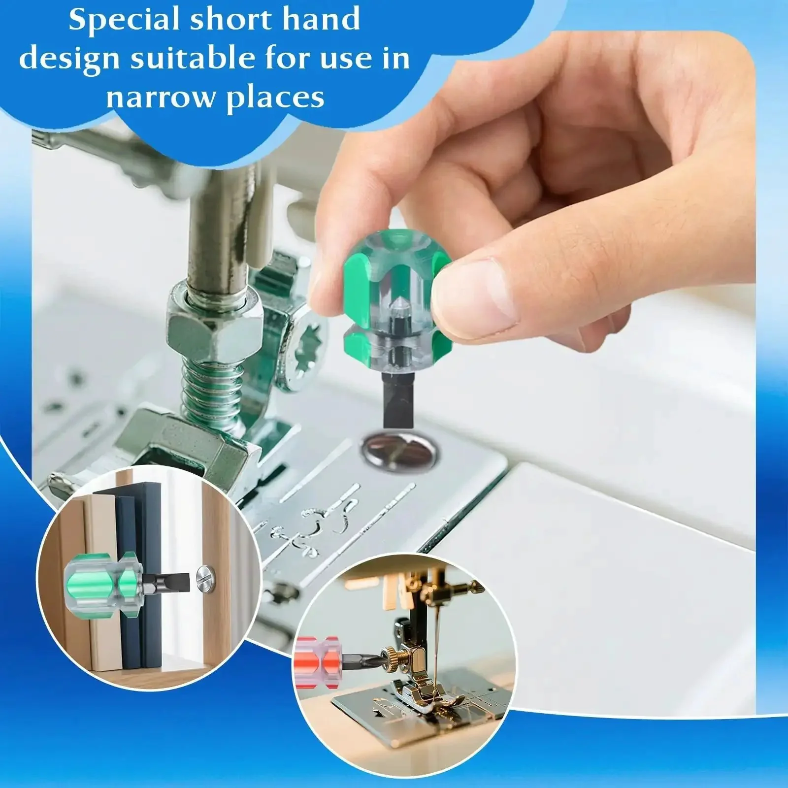 15 Piece Sewing Machine Cleaning Kit With Screwdriver, Tweezers, Double Headed Brush, Silicone Brush, Rippers, And Storage Case For Easy DIY Maintenance And Daily Machine Cleaning - Image 5