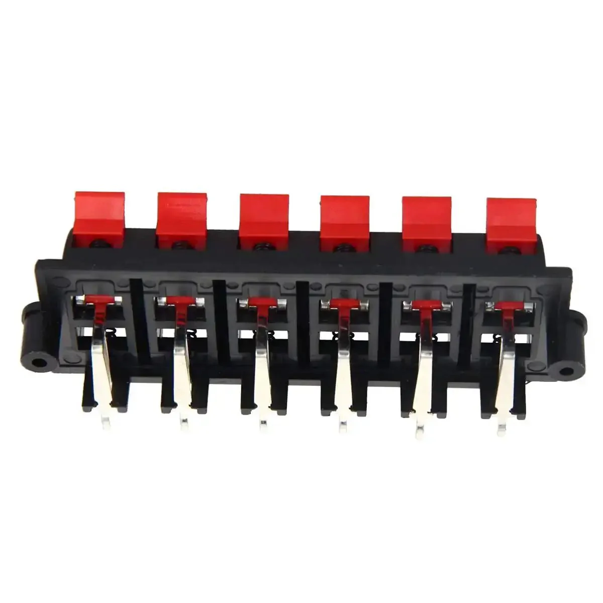 15 Piece Speaker Spring Terminal Clips 12 Way Push Release Connectors For Audio Wiring Terminal Strip Block DIY Speaker Build Kit Quick Clamp Jack Sockets For Secure Audio Connections - Image 4