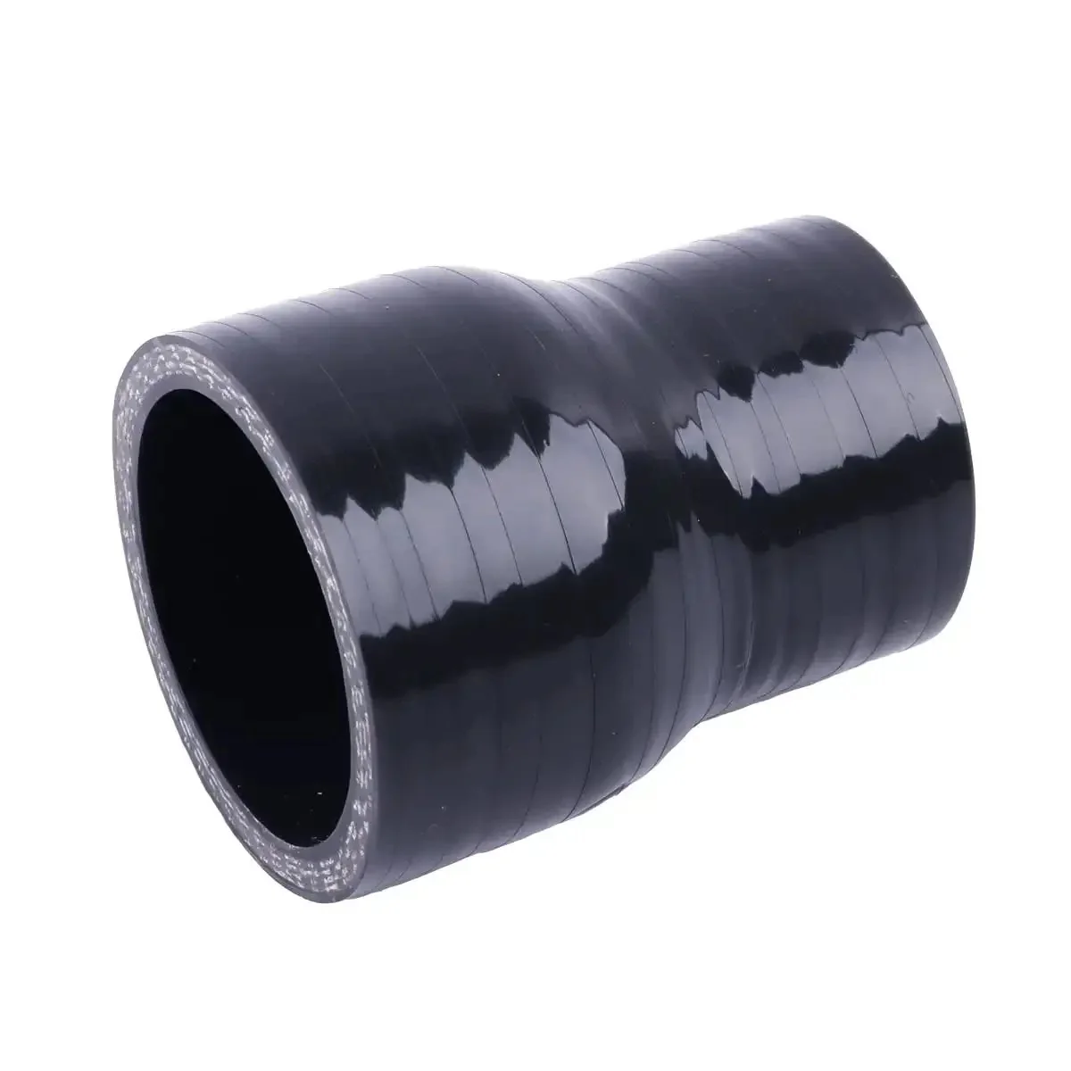 1.5 To 2 Inch Silicone Reducer Coupler Reinforced Hose, 4-Ply Go-To Turbo Intercooler Intake Piping, Universal 38-51mm, High Temp -60C To 260C, Industrial Hydraulic Ready