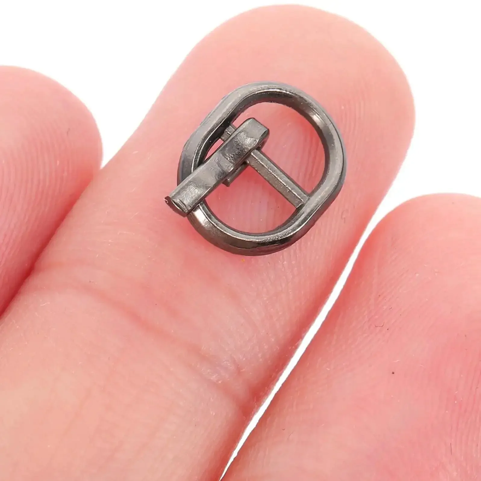 150 Pcs Mini Buckles Alloy Tiny Sewing Fasteners With Single Prong Quick Release For Doll Clothes Shoes Bags Belts Craft Diy Projects Mixed Silver Gunmetal Antique Finish - Image 7