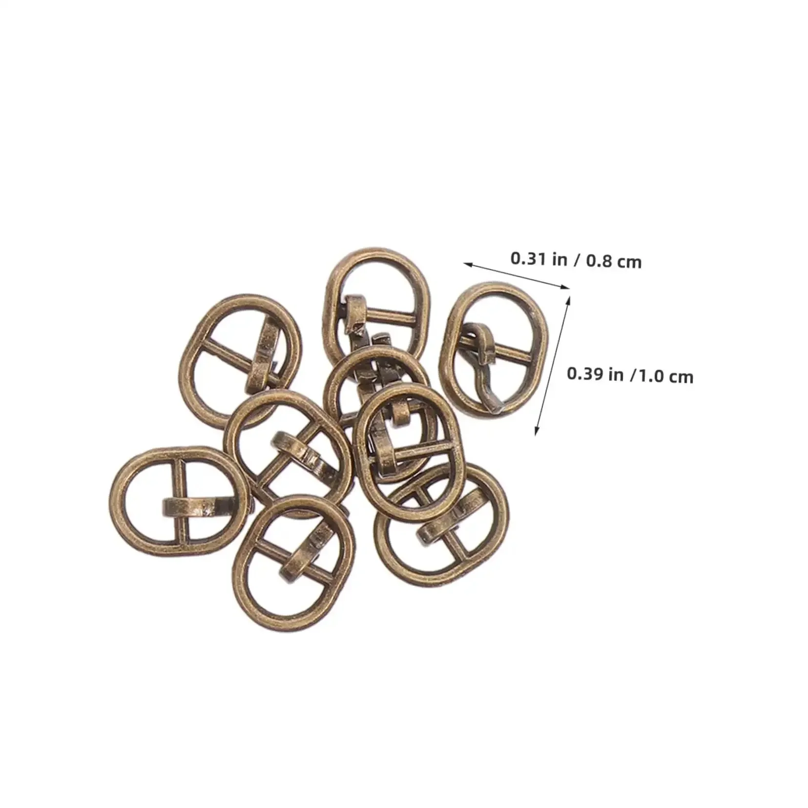150 Pieces Mini Belt Fasteners Alloy Buckles For Sewing Crafts Small Metal Buckles With Single Prong For Doll Clothes Shoes Bags DIY Accessories And Your Go To Quick DIY Builds - Image 9