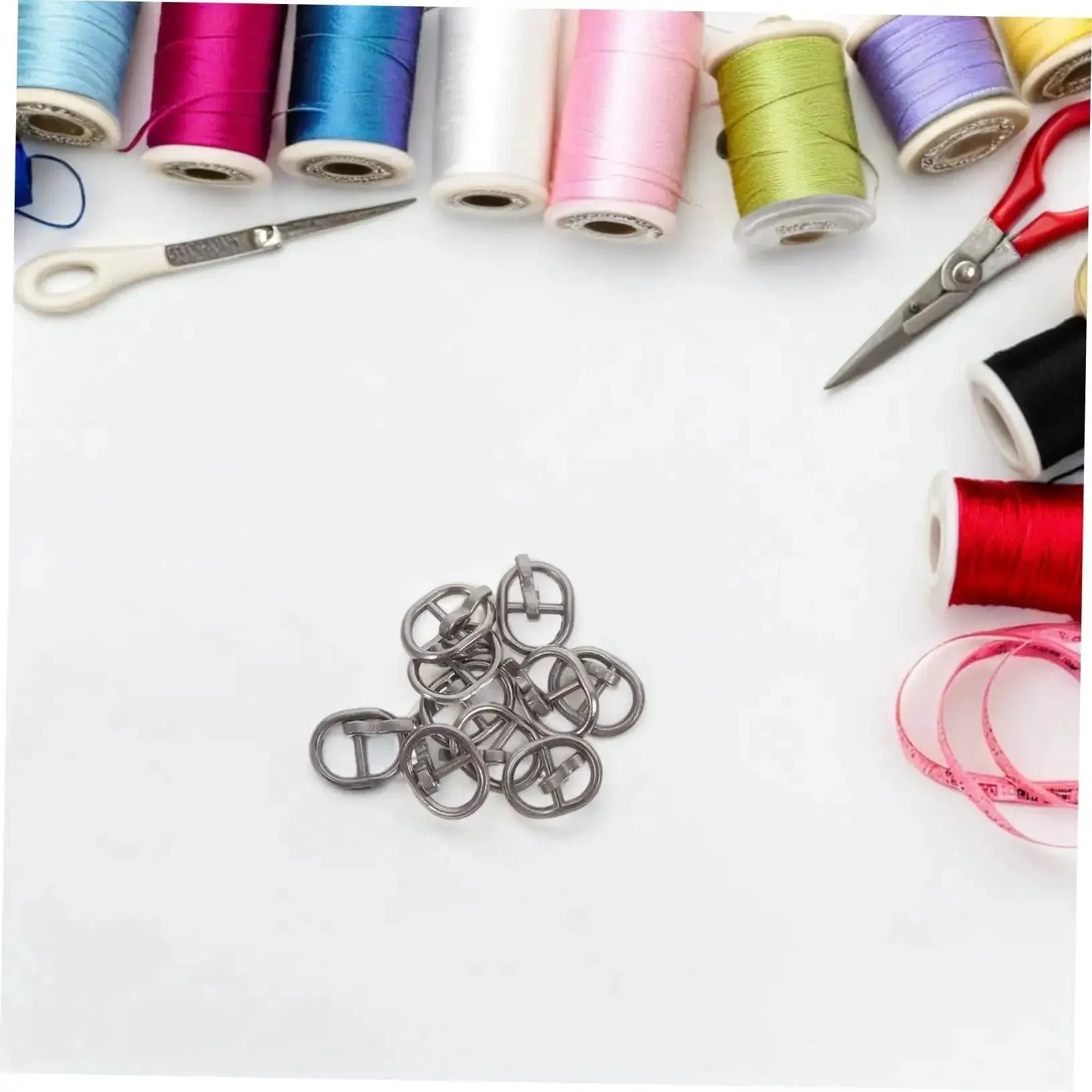 150 Pieces Mini Belt Fasteners Tiny Alloy Buckles For Doll Clothes And Shoes Diy Crafting Mixed Silver Gunmetal Antique Bronze Colors Easy Assembly Miniature Sewing Accessories - Image 6